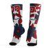 White-Navy-6s-Socks-Match-23-Floral-3D-Flower