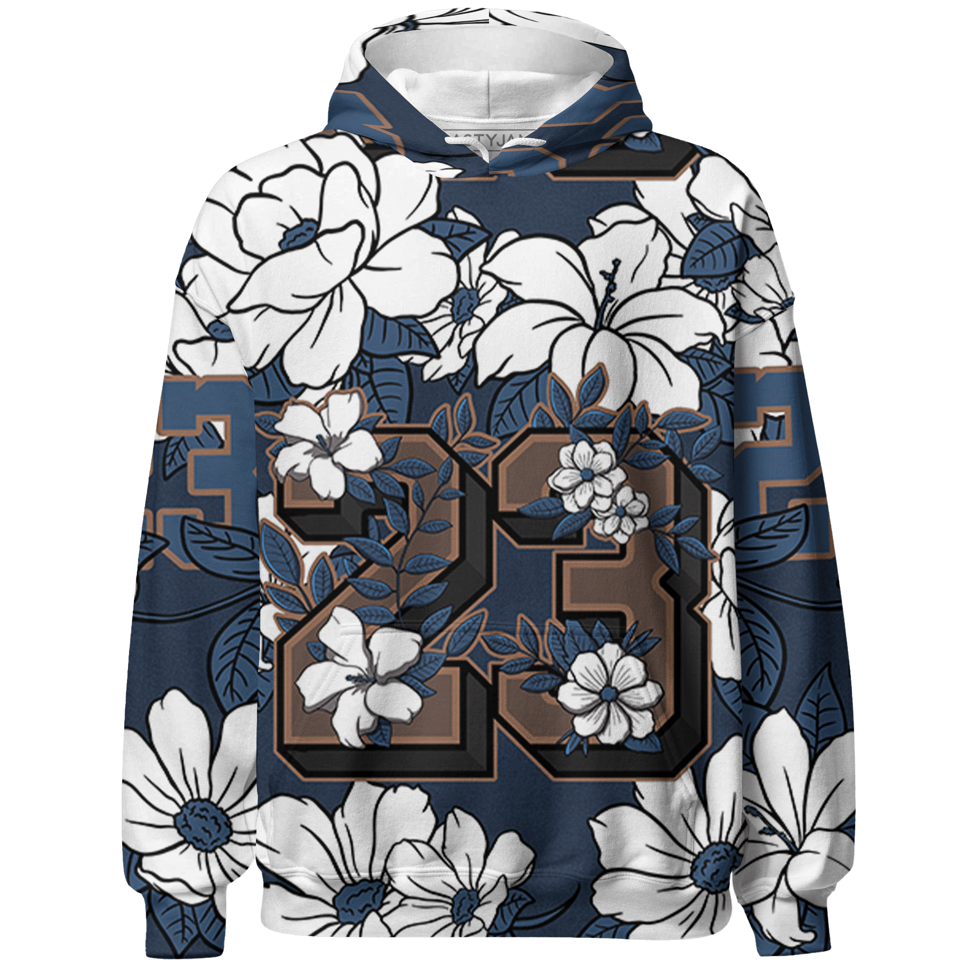 AM 1 86 Jackie RBS Sweatshirt Match 23 Floral 3D All-Over Print - NastyJamz