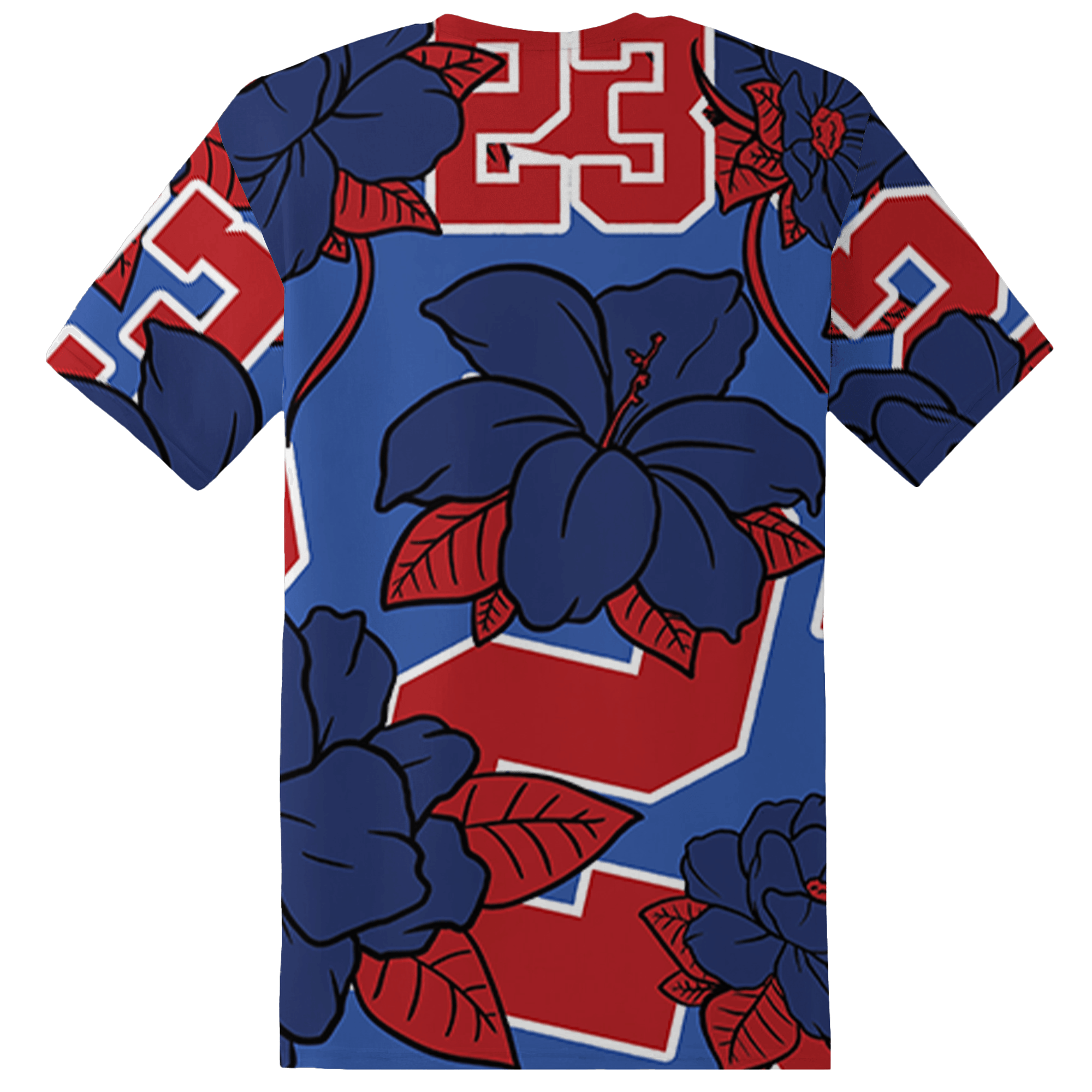 KB 4 Protro Philly T Shirt Match 23 Floral 3D All-Over Print Flower - NastyJamz