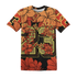 VaporMax-Crimson-Total-Orange-Plus-T-Shirt-Match-23-Floral-3D-Flower