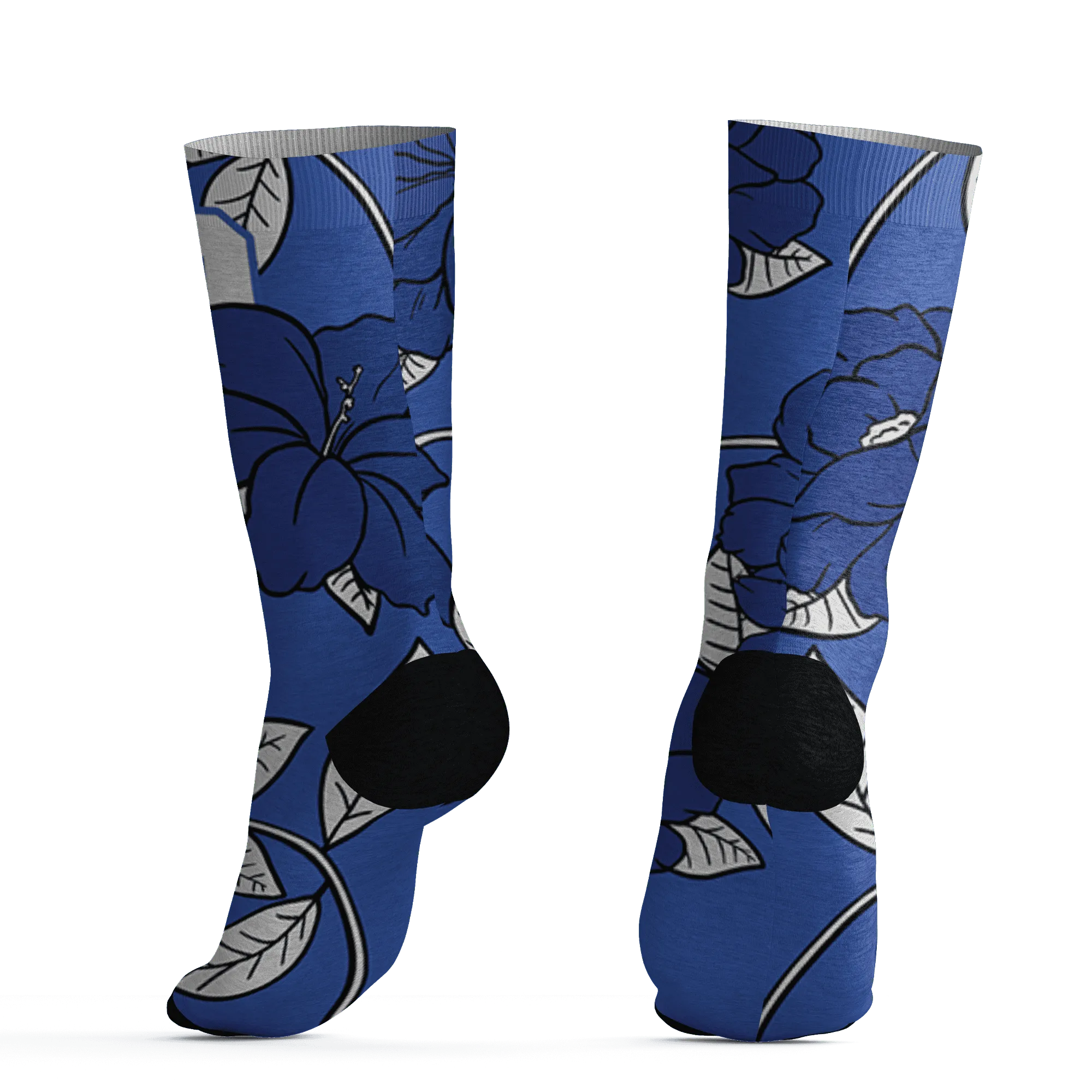 VaporMax-Game-Royal-Blue-Socks-Match-23-Floral-3D-Flower