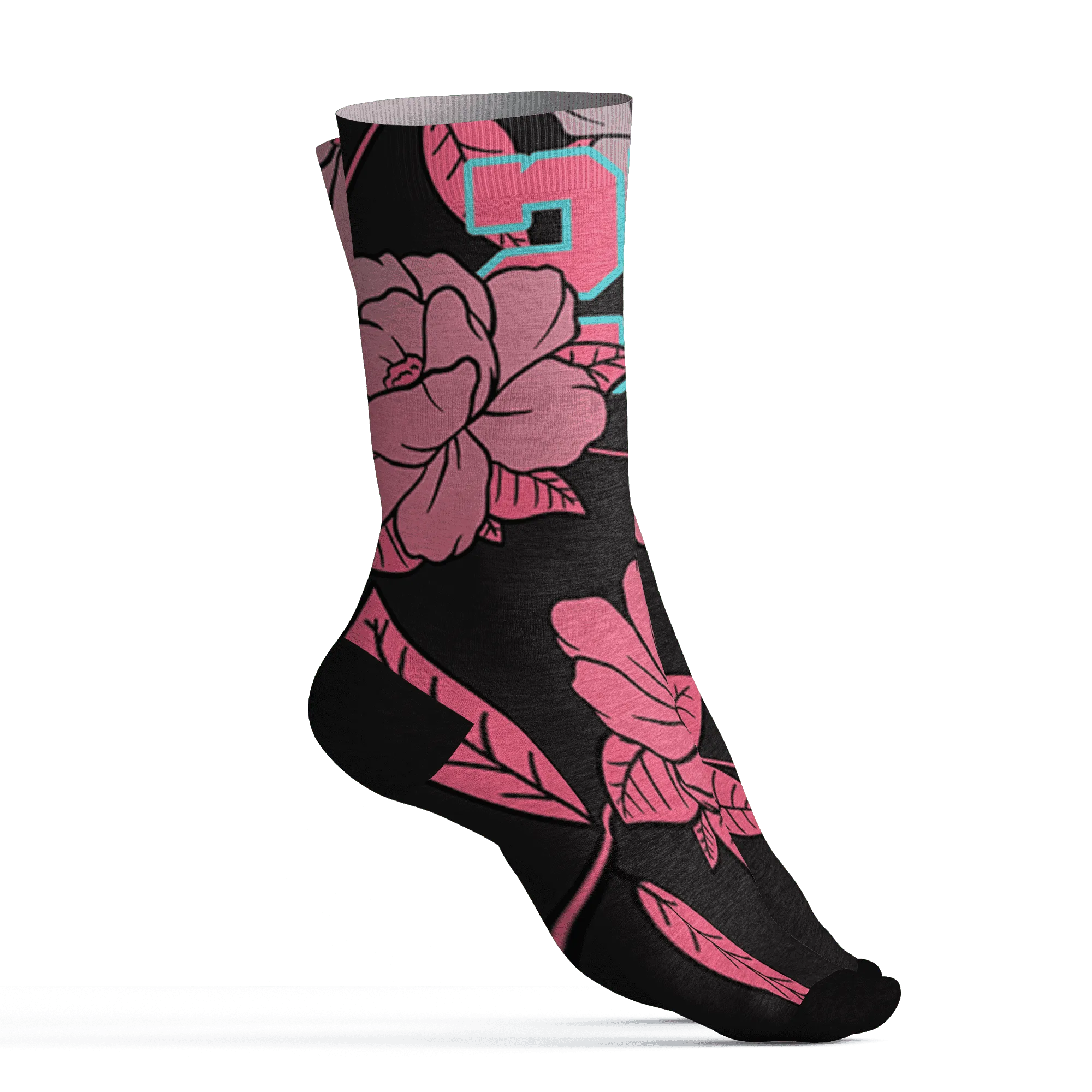 VaporMax-Plus-South-Beach-Socks-Match-23-Floral-3D-Flower