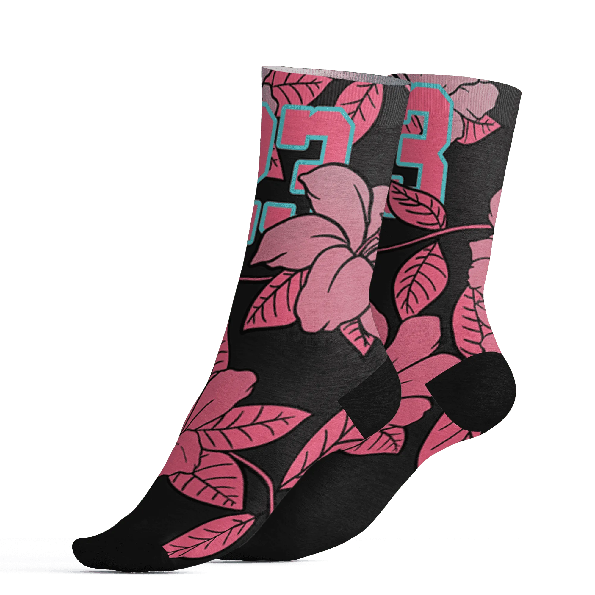 VaporMax-Plus-South-Beach-Socks-Match-23-Floral-3D-Flower