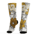 Sail 4s Socks Match 23 Floral 3D All-Over Print Flowers - NastyJamz
