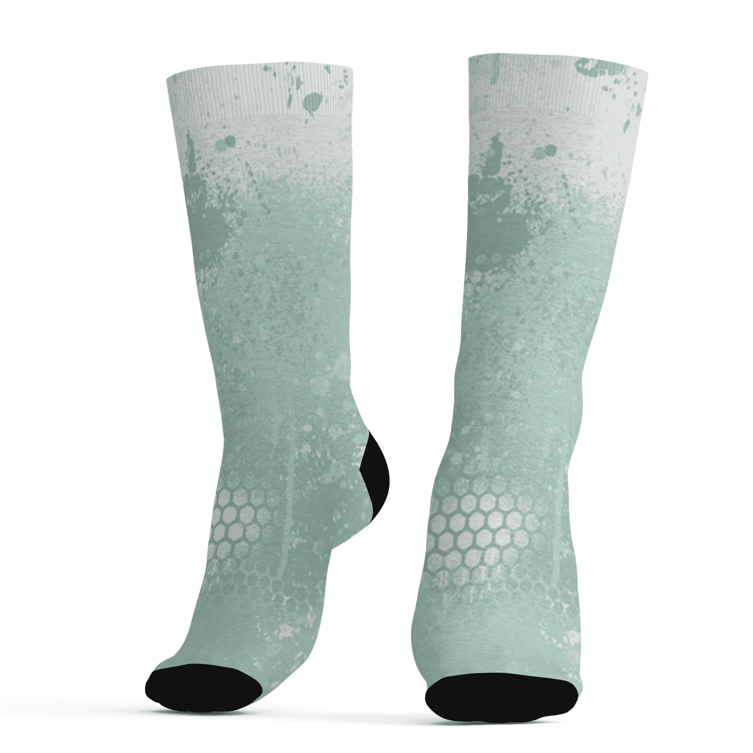 AF-1-Low-Jade-Ice-White-Socks-Match-23-Painted-Graffiti