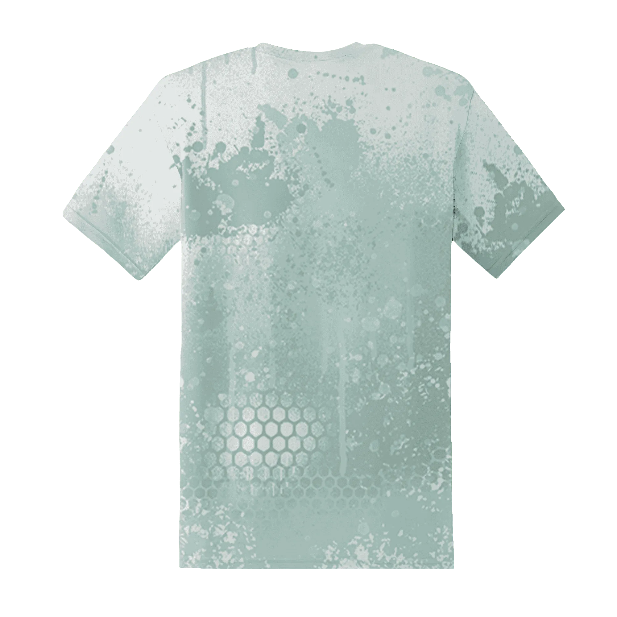 AF-1-Low-Jade-Ice-White-T-Shirt-Match-23-Painted-Graffiti