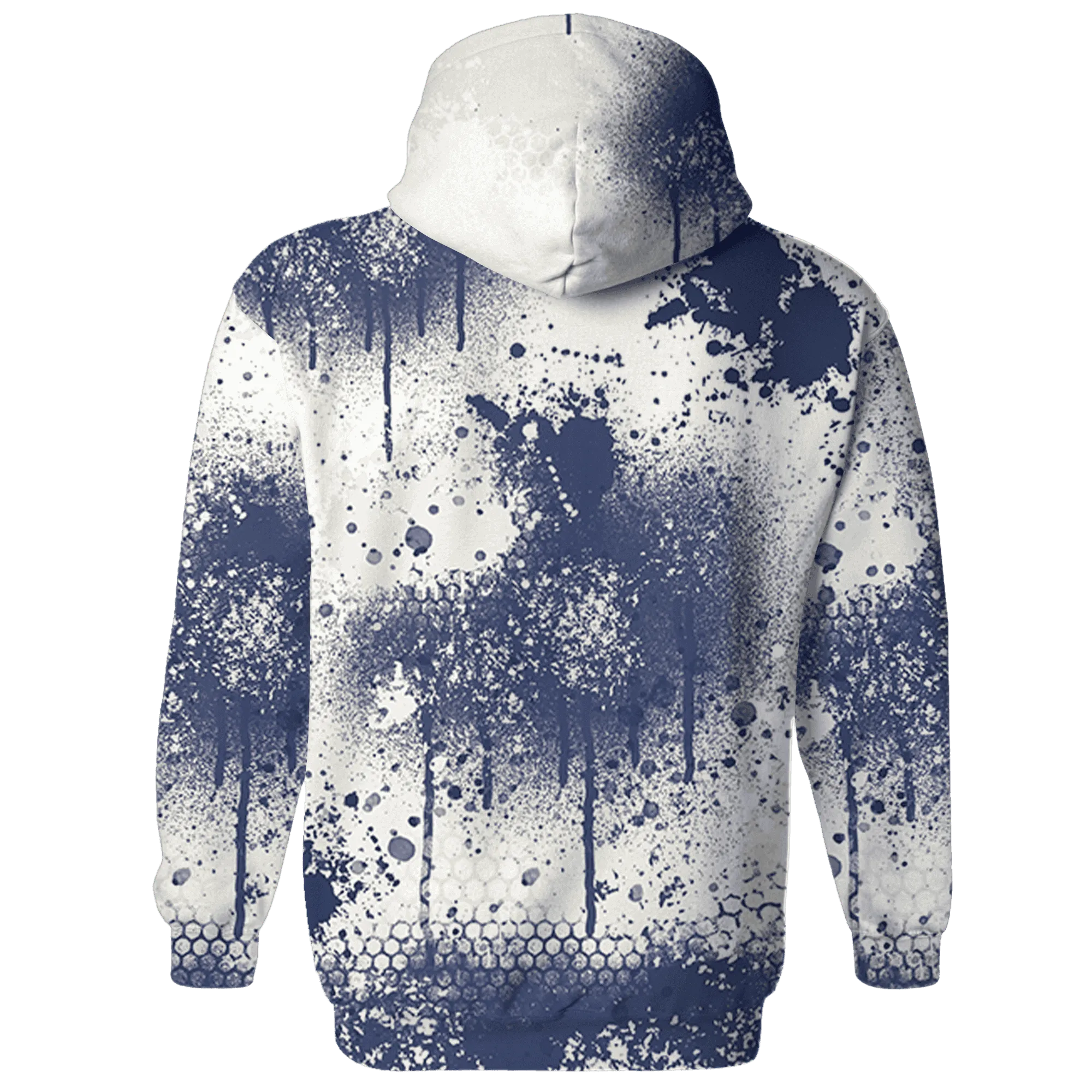 Low-Diffused-Blue-11s-Hoodie-Match-23-Painted-Graffiti