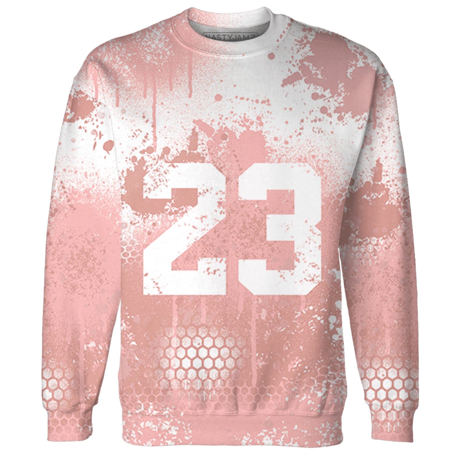 Low Legend Pink 11s Sweatshirt Match 23 Painted Graffiti - NastyJamz