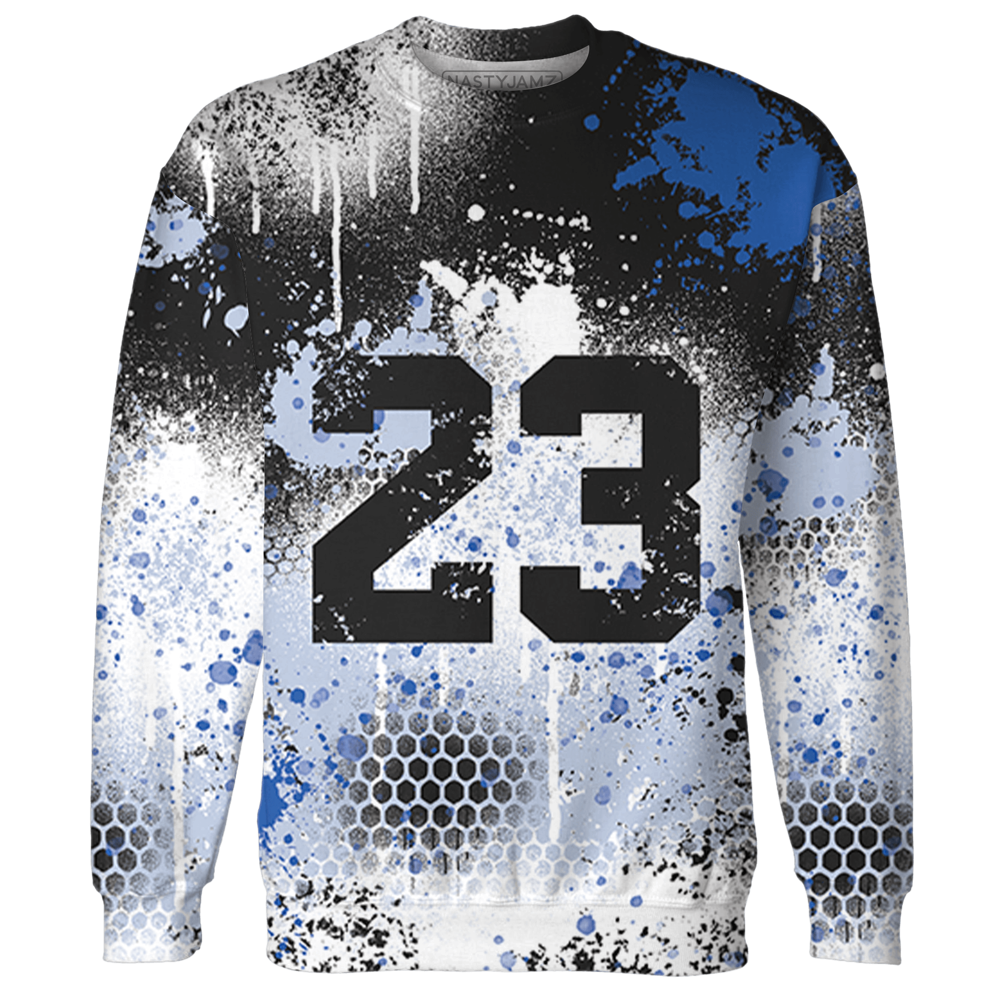 Low Space Jamz 11s Sweatshirt Match 23 Painted Graffiti - NastyJamz