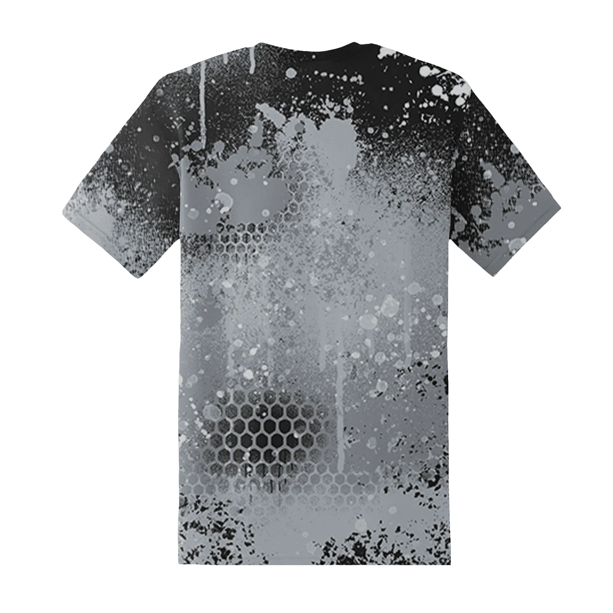 Wolf-Grey-12s-T-Shirt-Match-23-Painted-Graffiti