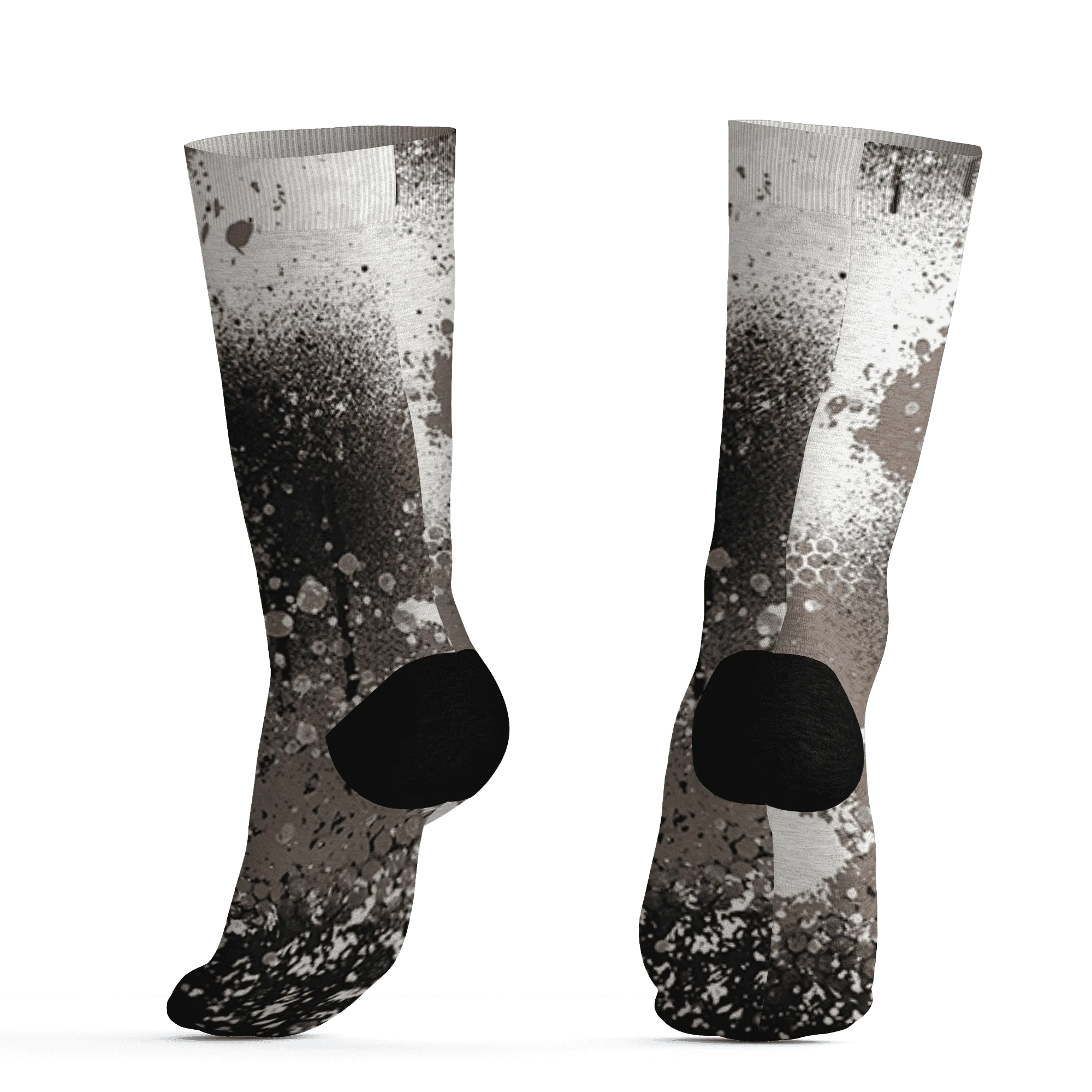Low-Mocha-1s-Socks-Match-23-Painted-Graffiti