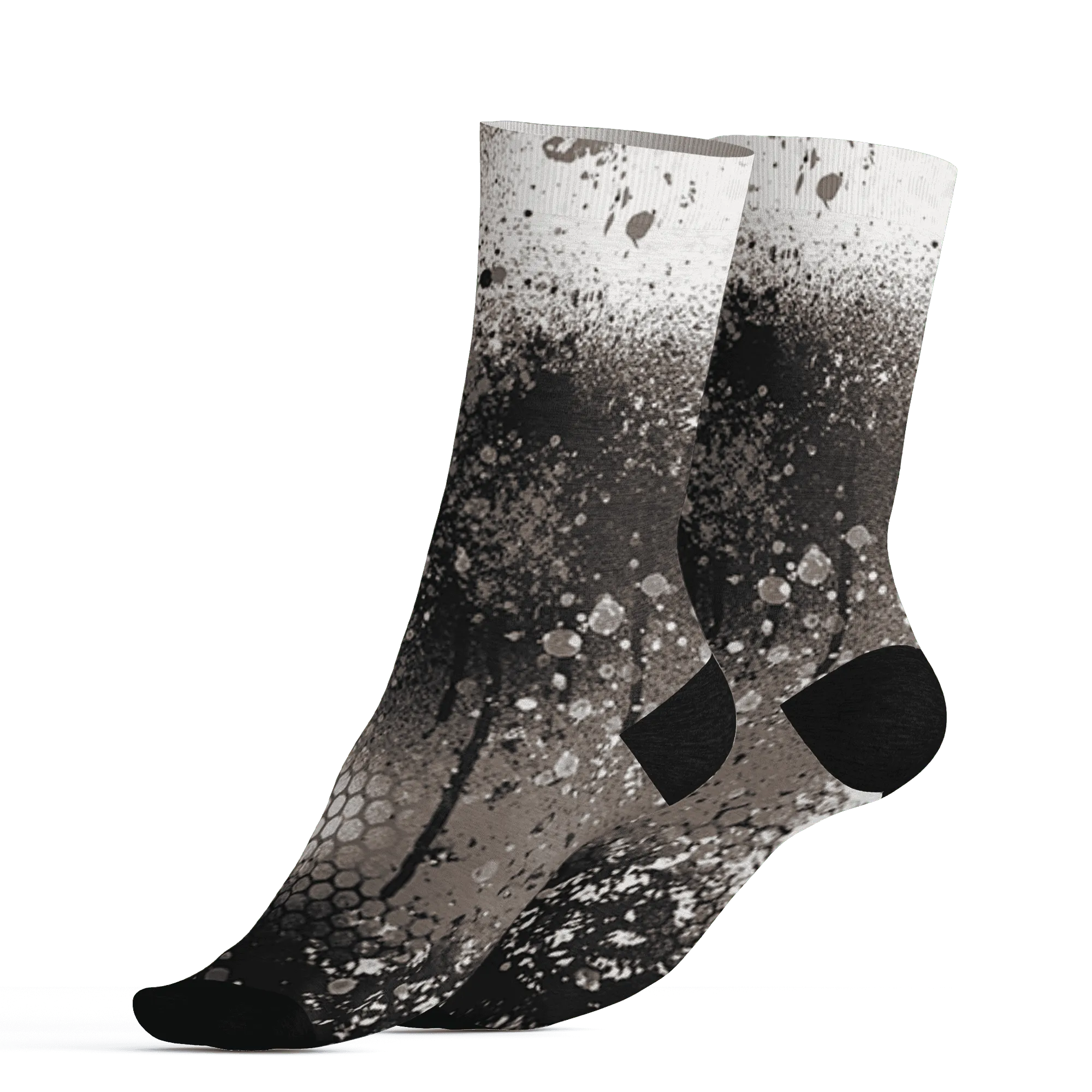 Low-Mocha-1s-Socks-Match-23-Painted-Graffiti