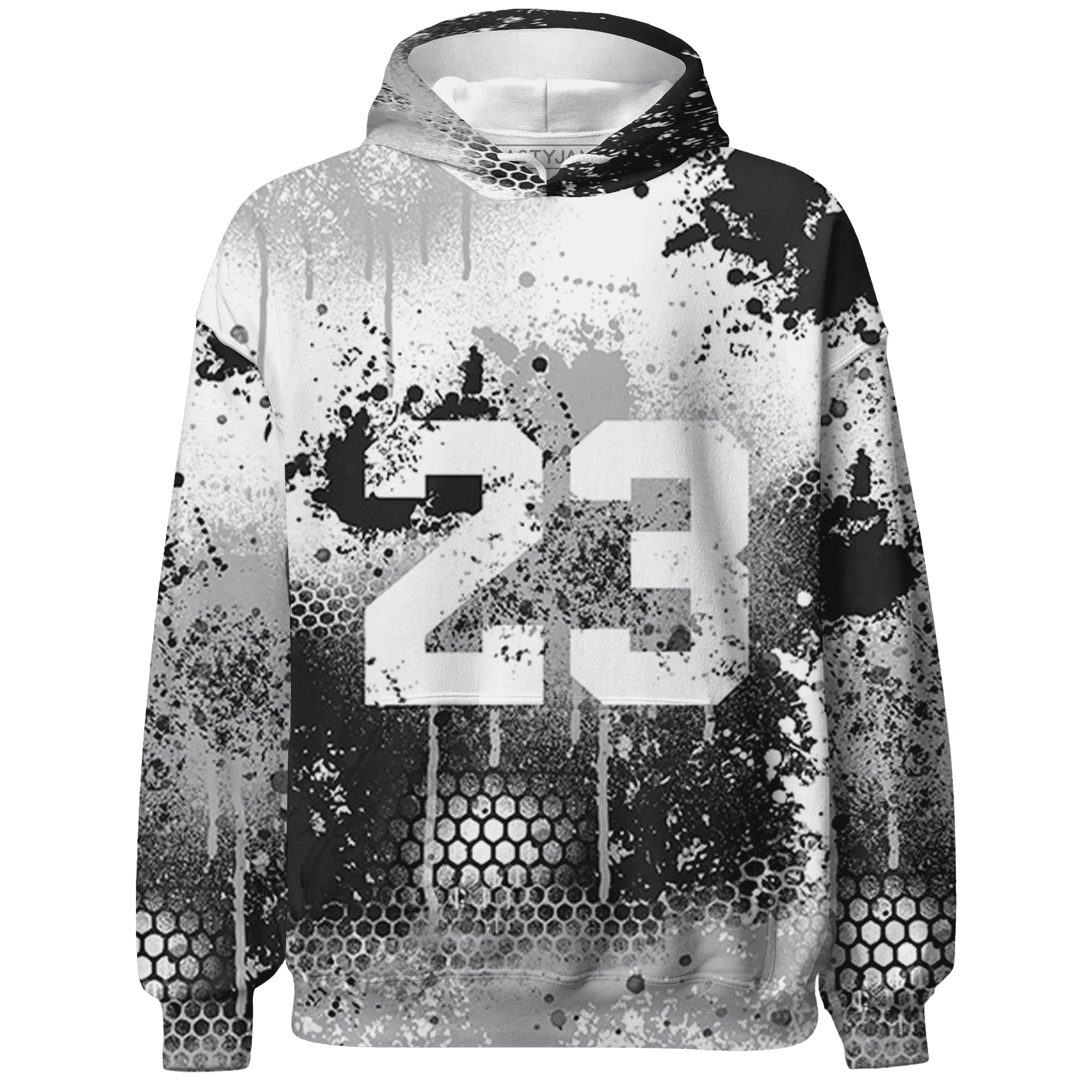 Wolf-Grey-1s-Hoodie-Match-23-Painted-Graffiti