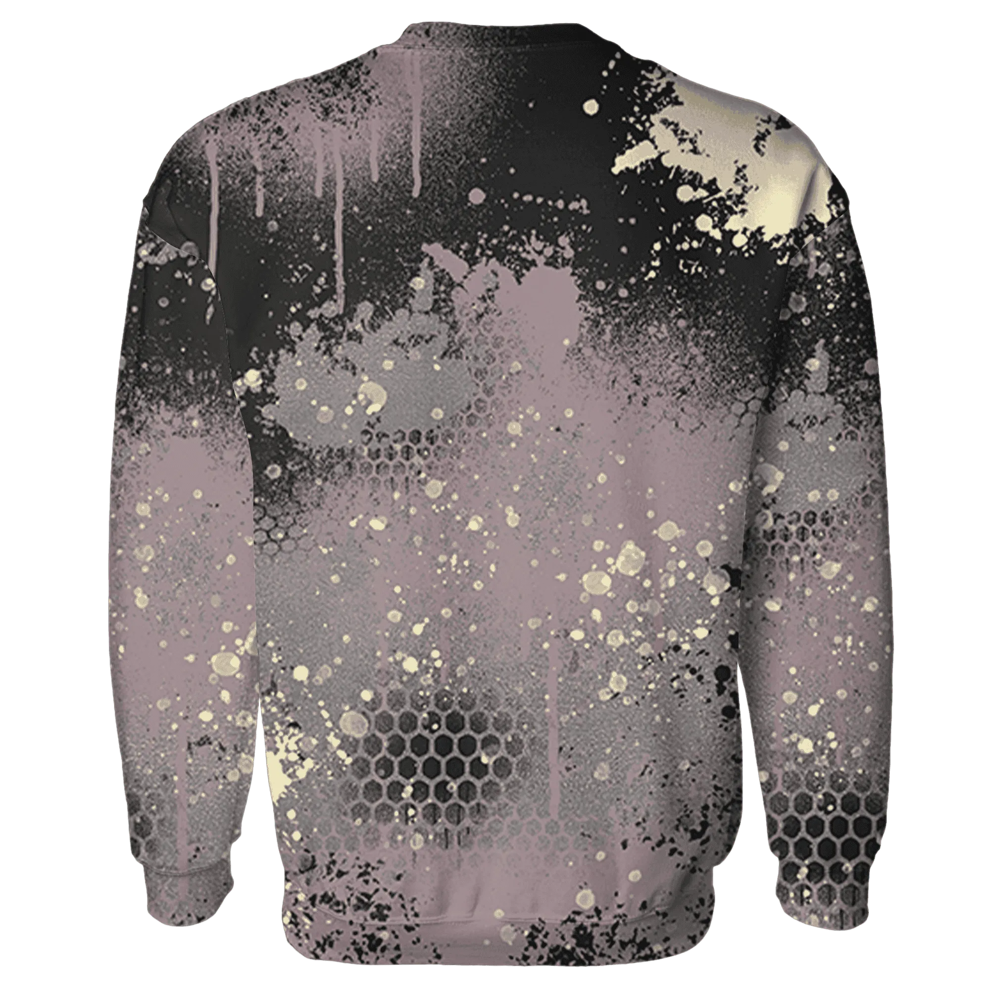 Black-Violet-Ore-3s-Sweatshirt-Match-23-Painted-Graffiti