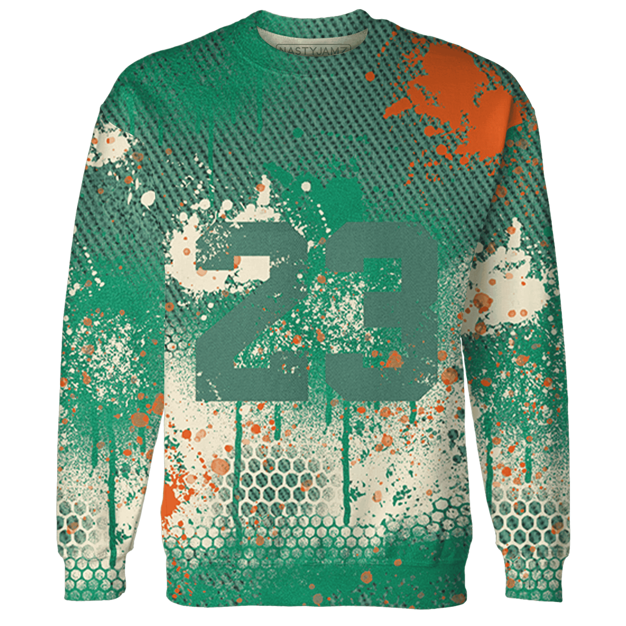 Nina CN Abney 3s Sweatshirt Match 23 Painted Graffiti - NastyJamz