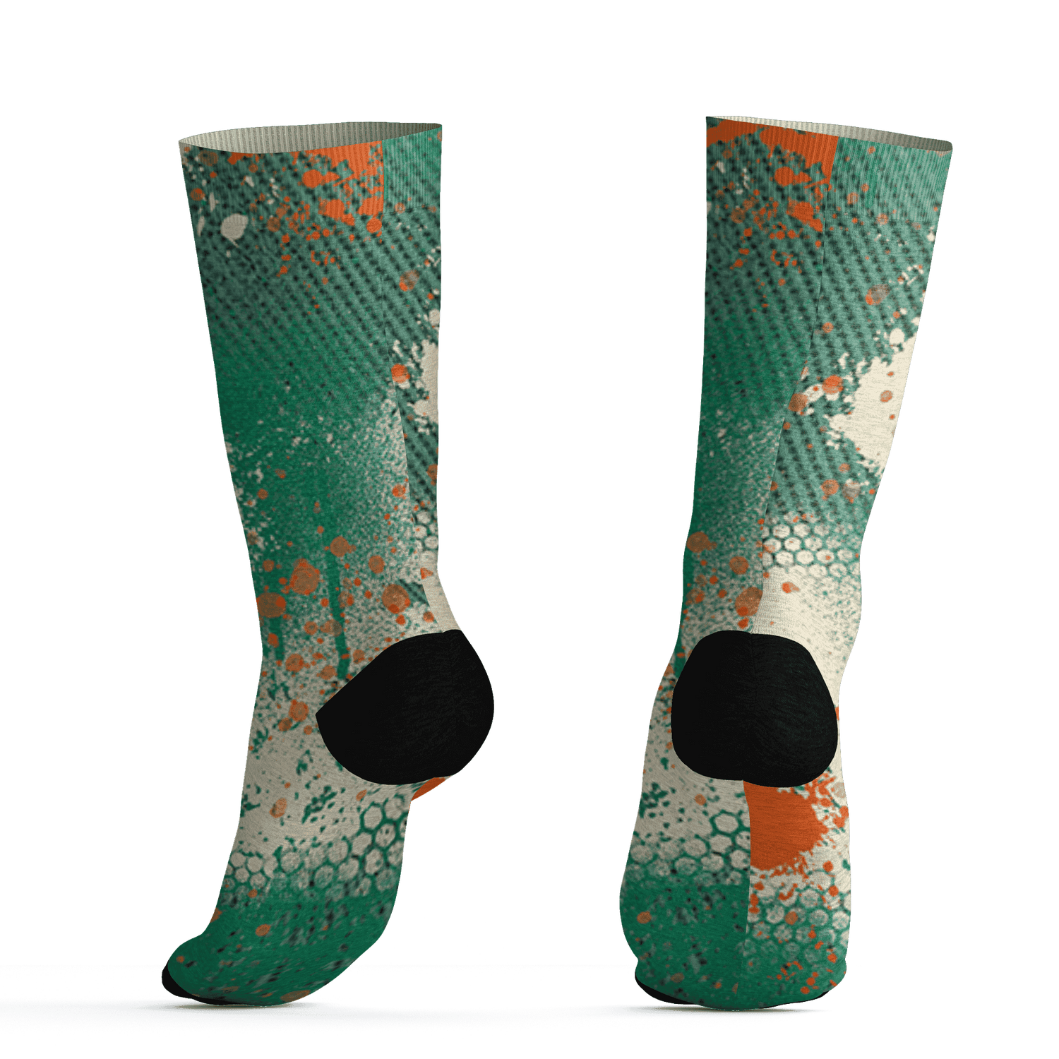 Nina CN Abney 3s Socks Match 23 Painted Graffiti - NastyJamz