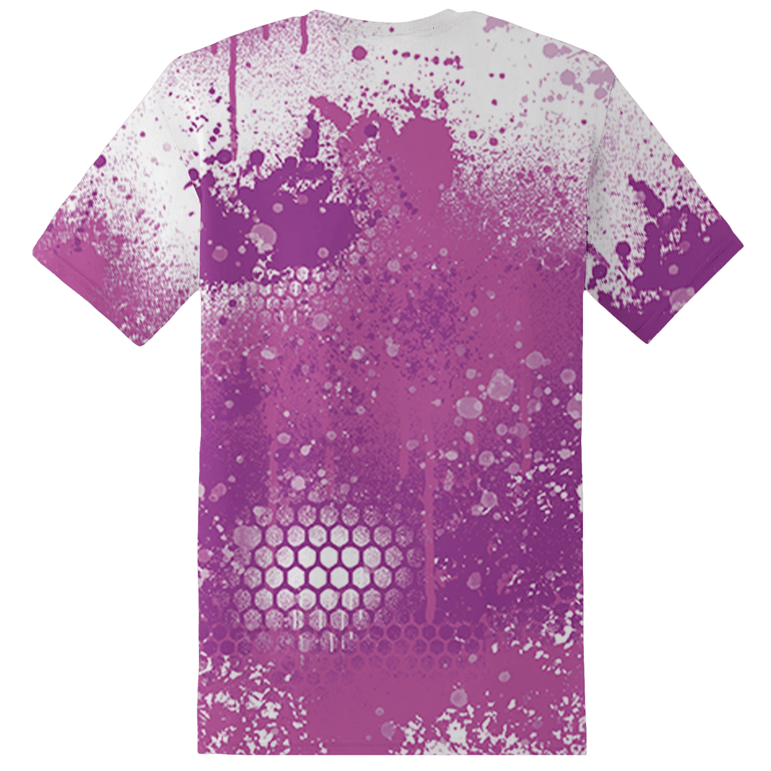 GS Hyper Violet 4s T Shirt Match 23 Painted Graffiti - NastyJamz