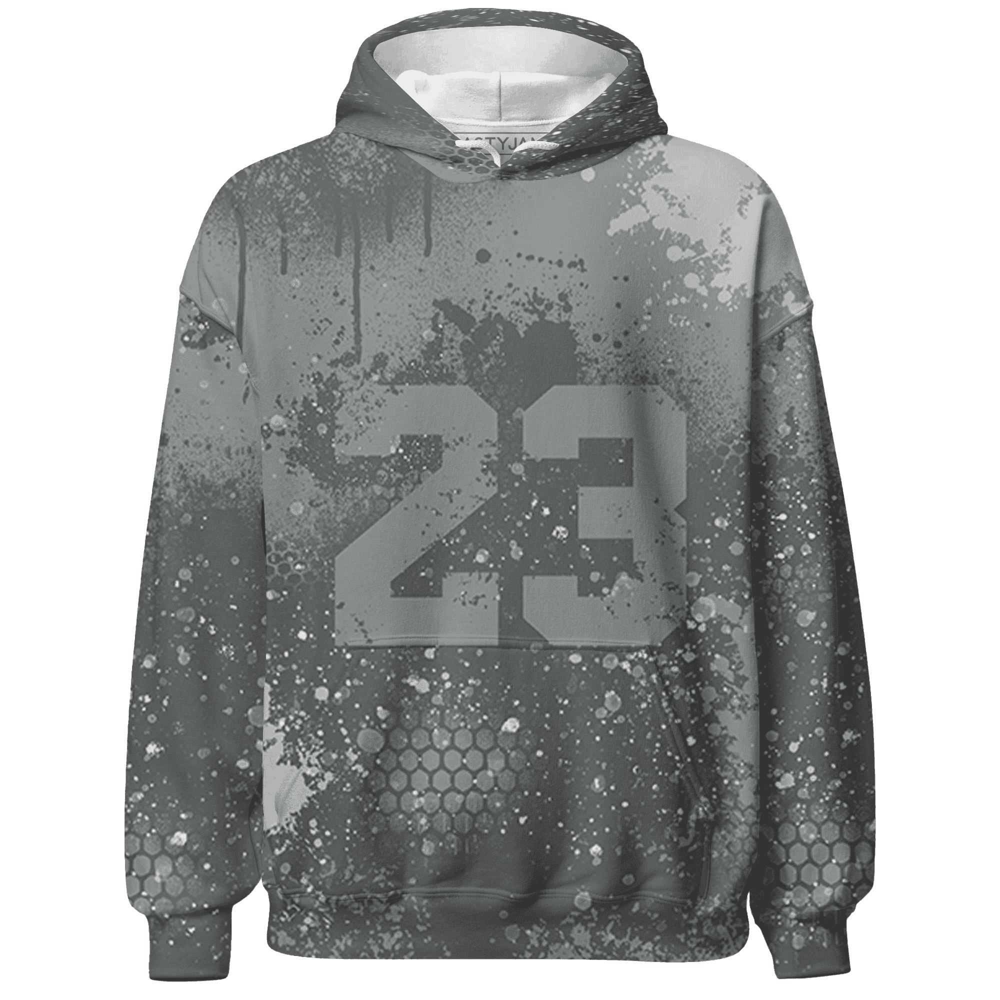 Paris Olympicsss 4s Hoodie Match 23 Painted Graffiti - NastyJamz
