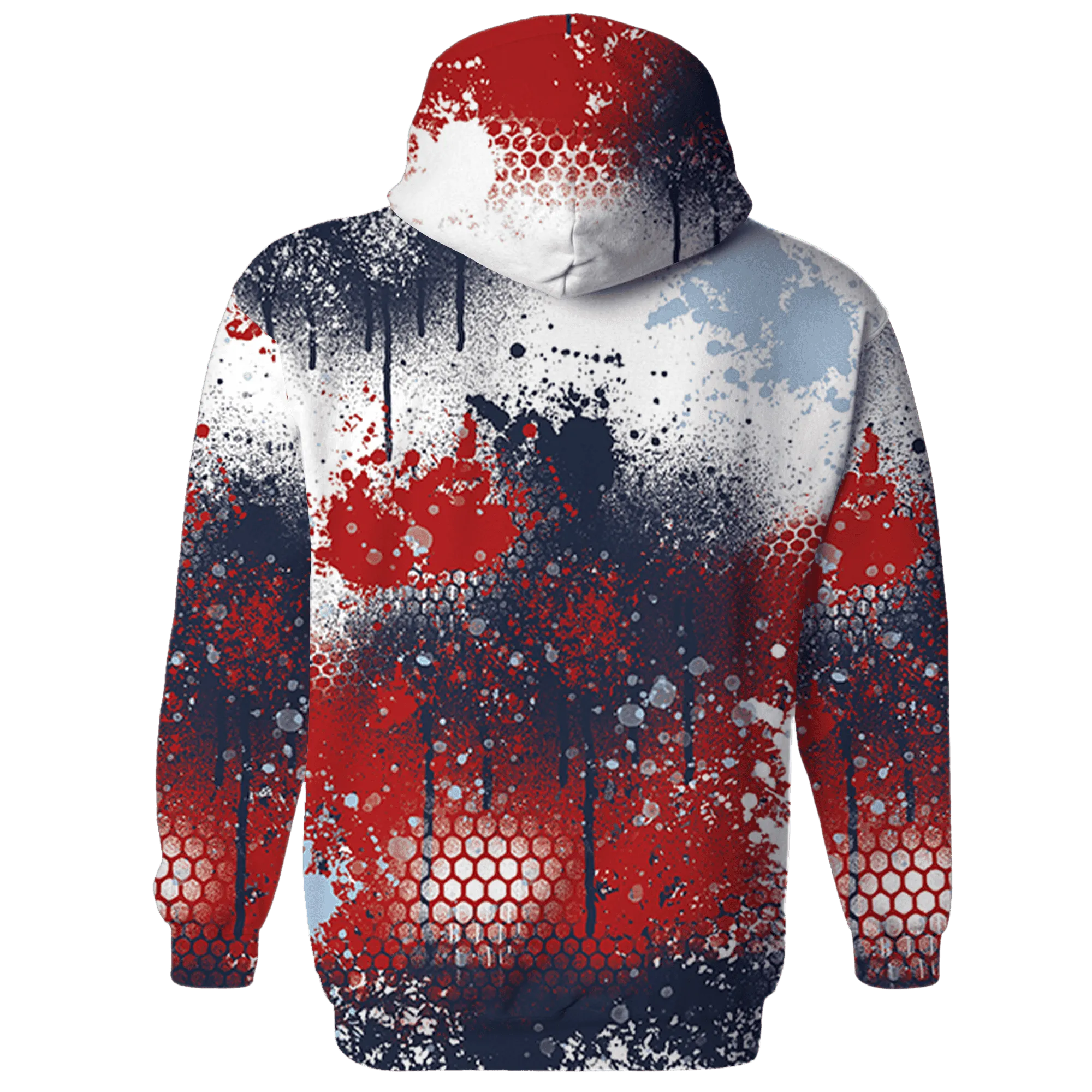 White-Navy-6s-Hoodie-Match-23-Painted-Graffiti