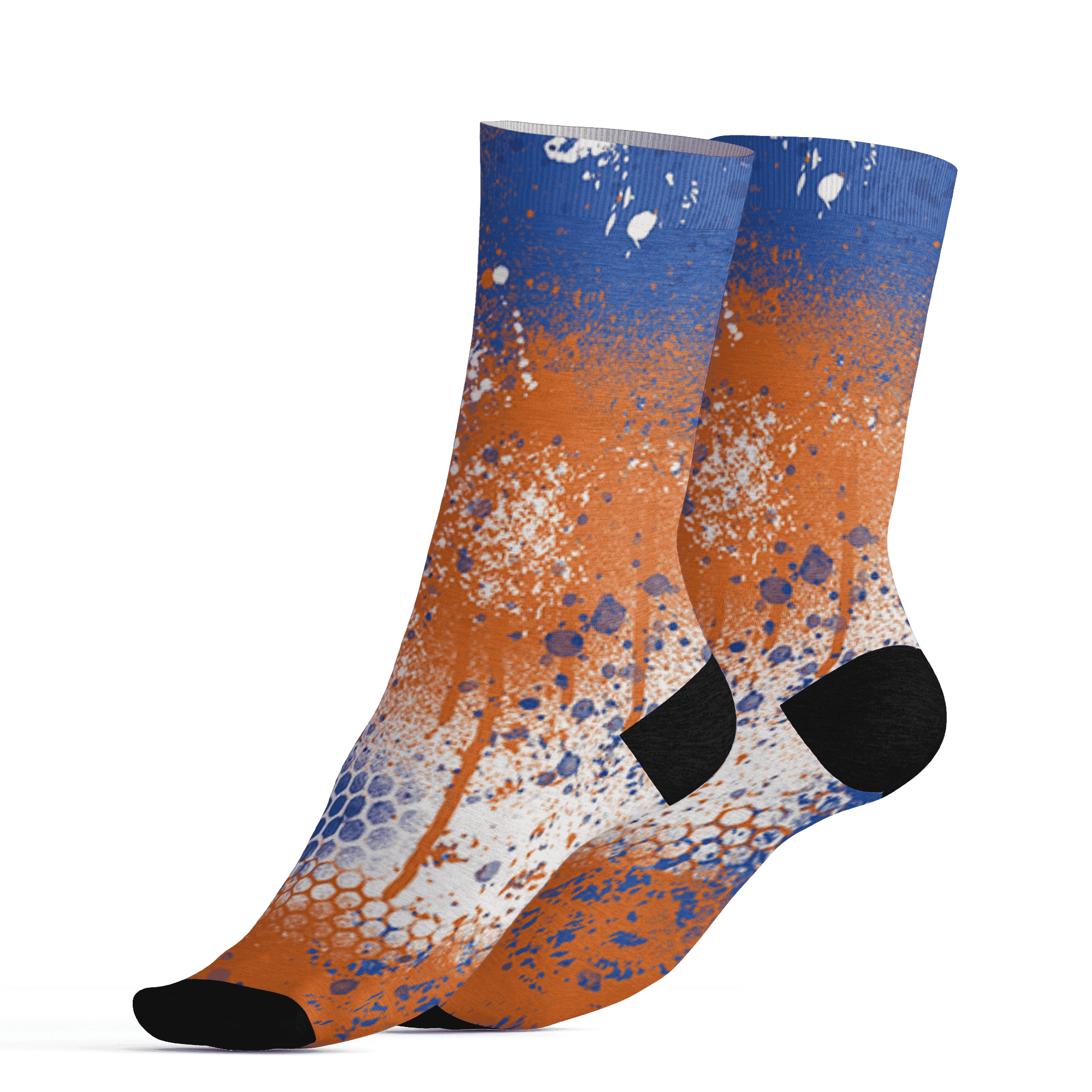 Dunk Low Knicks Socks Match 23 Painted Graffiti - NastyJamz