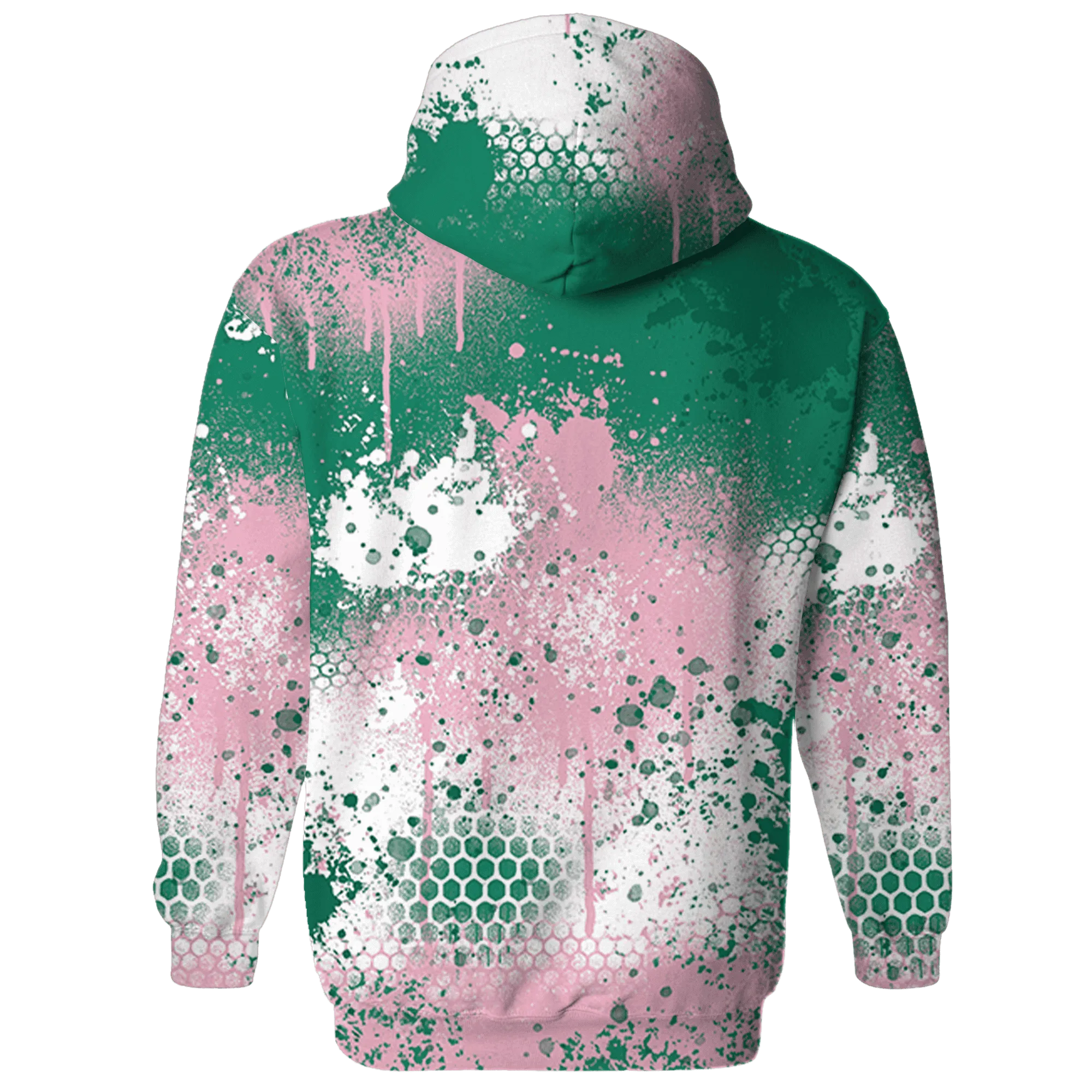 Dunk-Pink-Malachite-Medium-Soft-Low-Sail-Hoodie-Match-23-Painted-Graffiti