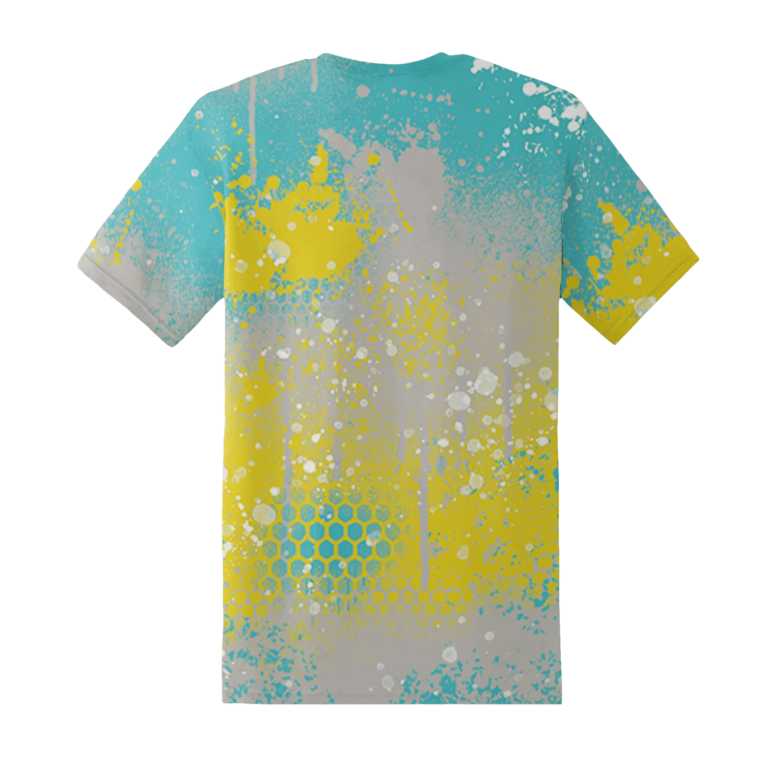 NBL-Cyan-Burst-9060-T-Shirt-Match-23-Painted-Graffiti