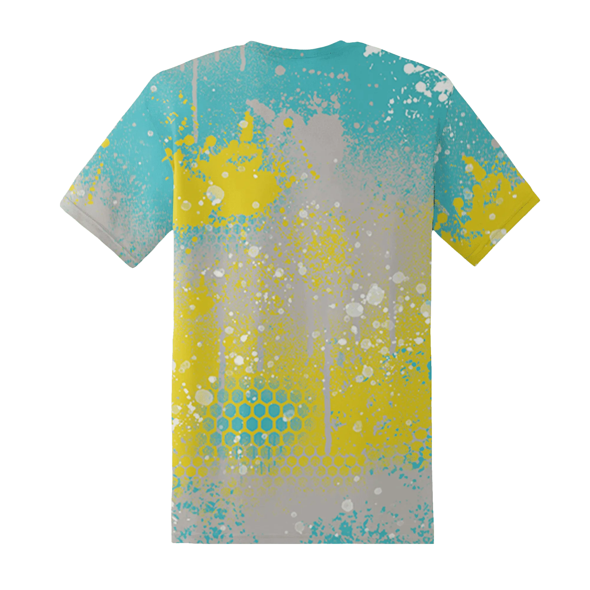 NBL-Cyan-Burst-9060-T-Shirt-Match-23-Painted-Graffiti