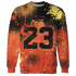 VaporMax-Crimson-Total-Orange-Plus-Sweatshirt-Match-23-Painted-Graffiti