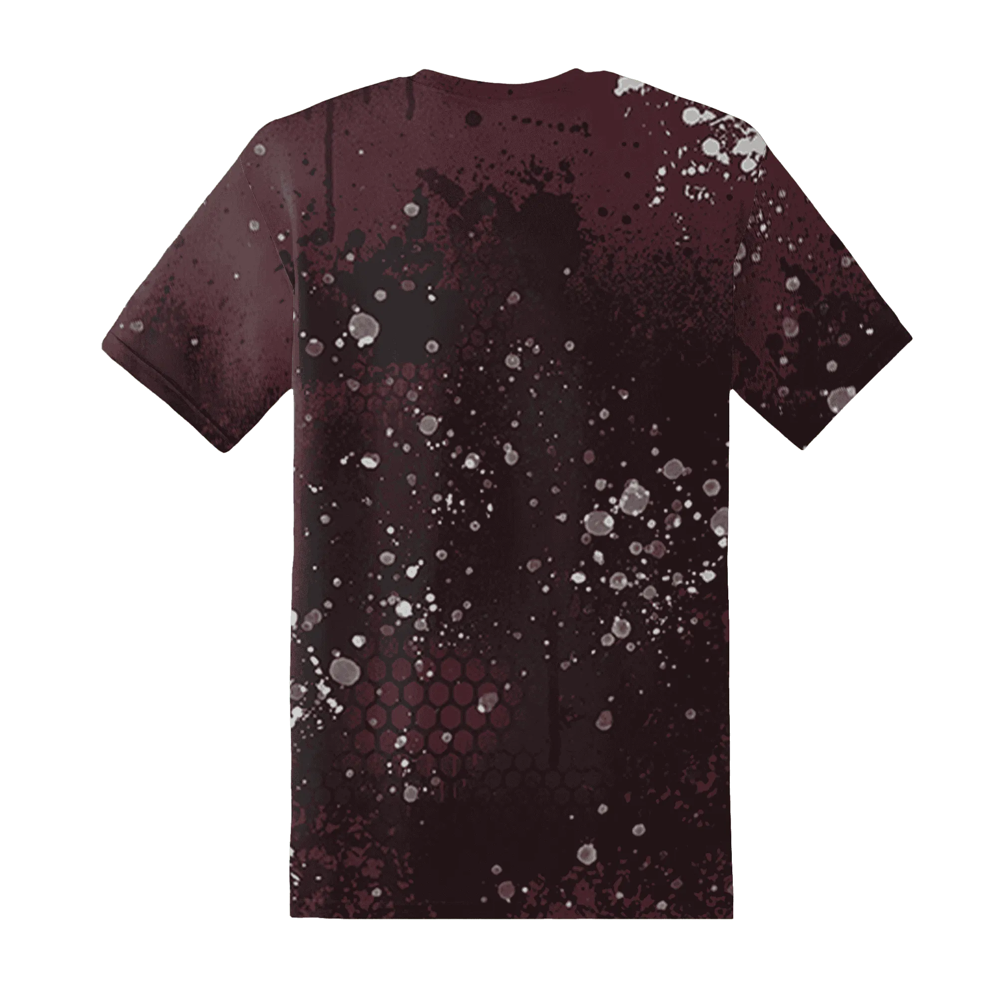 VaporMax-Night-Maron-Burgundy-T-Shirt-Match-23-Painted-Graffiti
