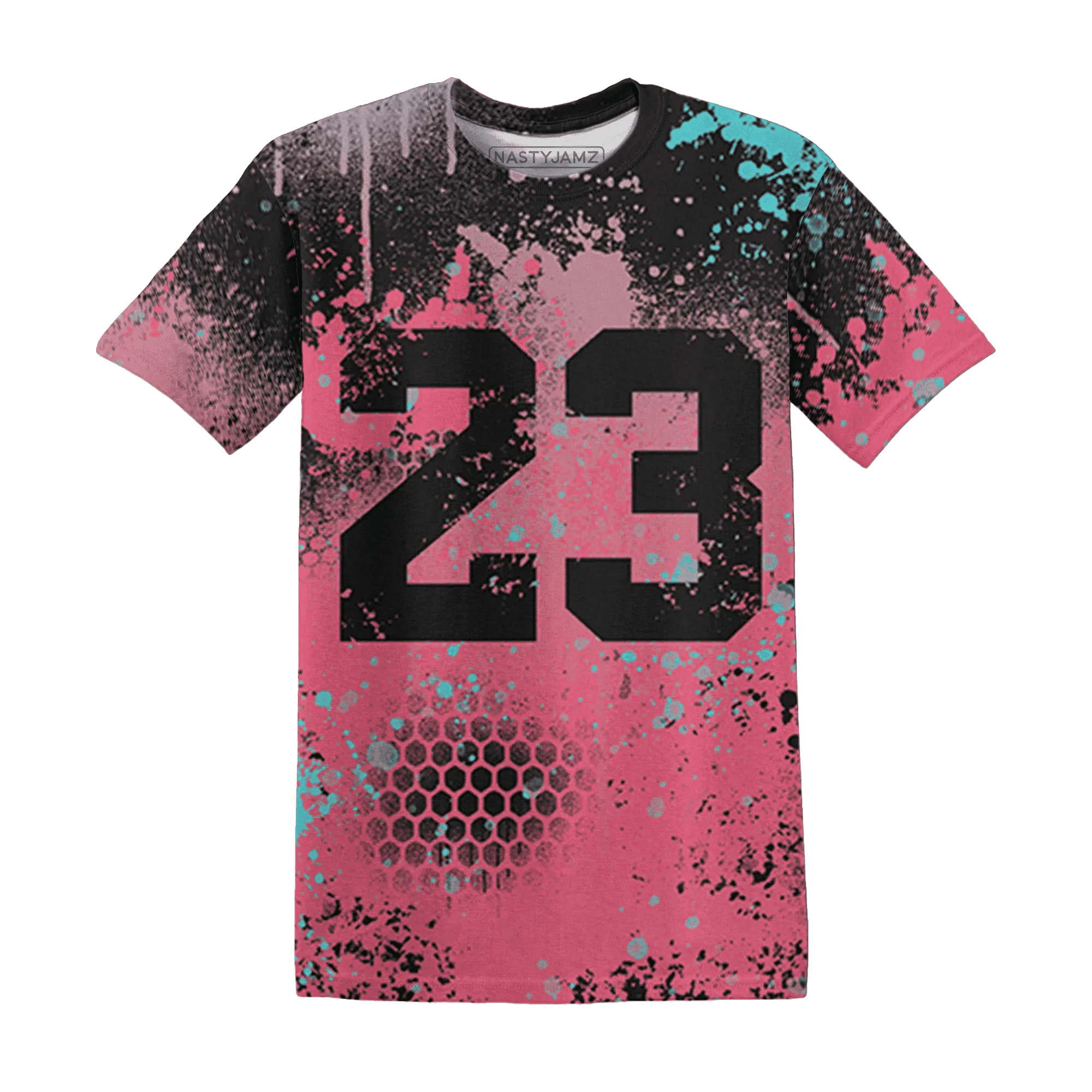 VaporMax-Plus-South-Beach-T-Shirt-Match-23-Painted-Graffiti