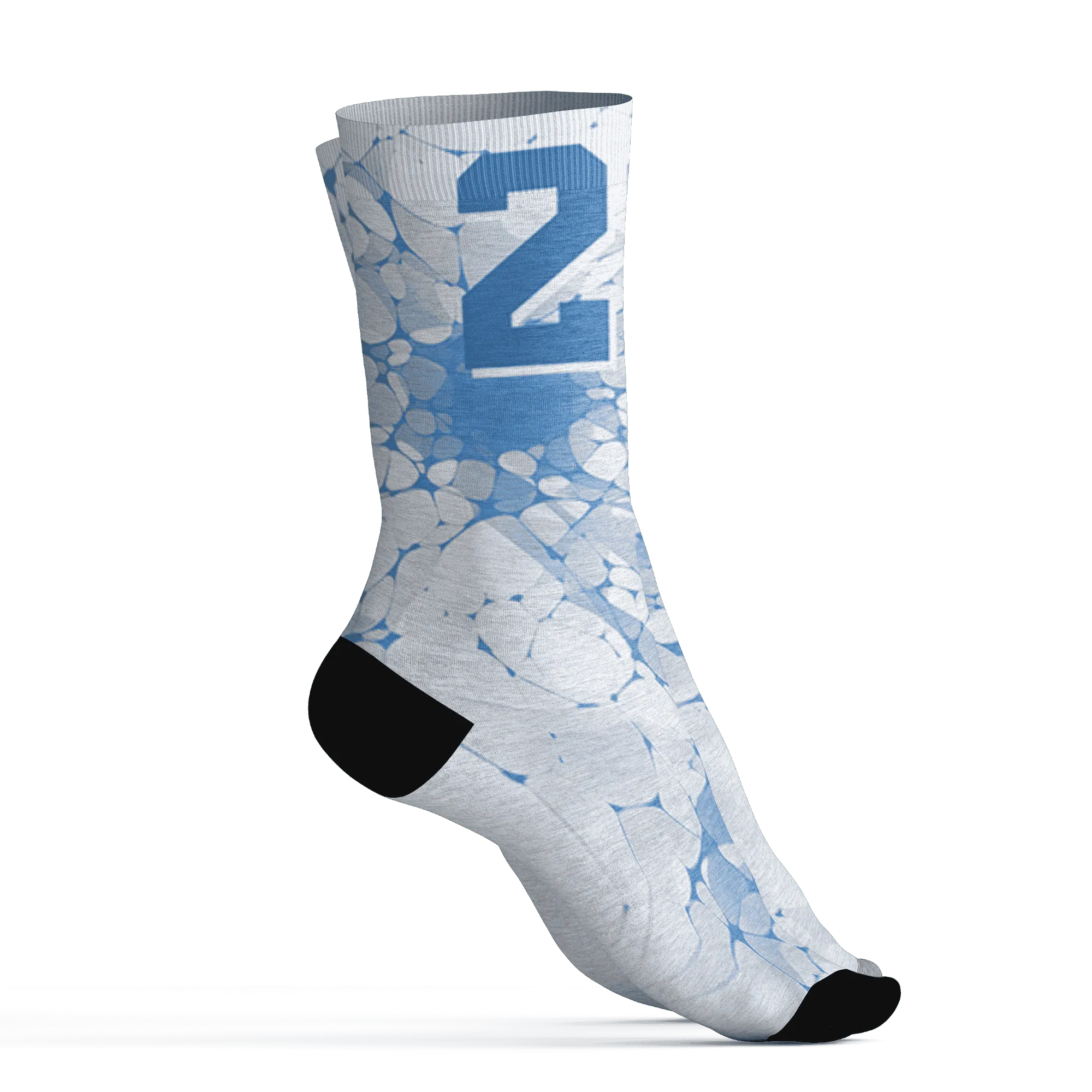 Carolina-Blue-Univercitii-17s-Socks-Match-23-Sneaker-3D