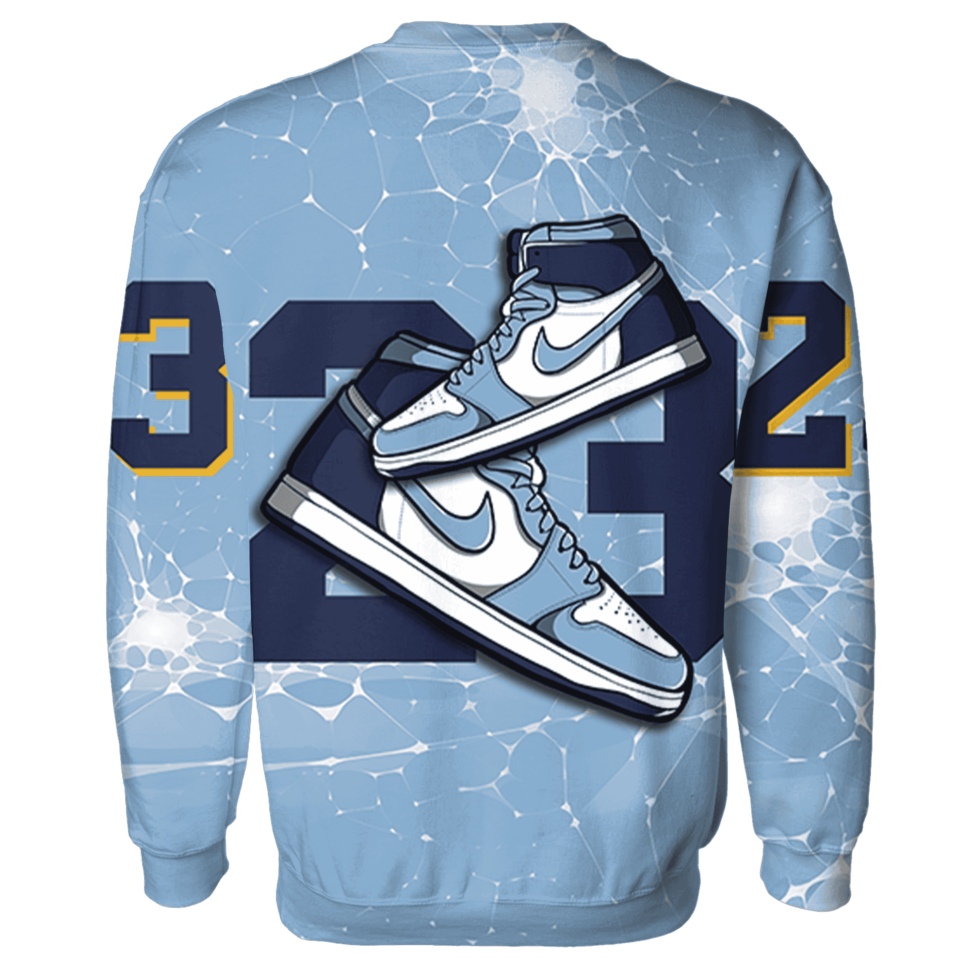First In Flight 1s Sweatshirt Match 23 Sneaker 3D All-Over Print - NastyJamz