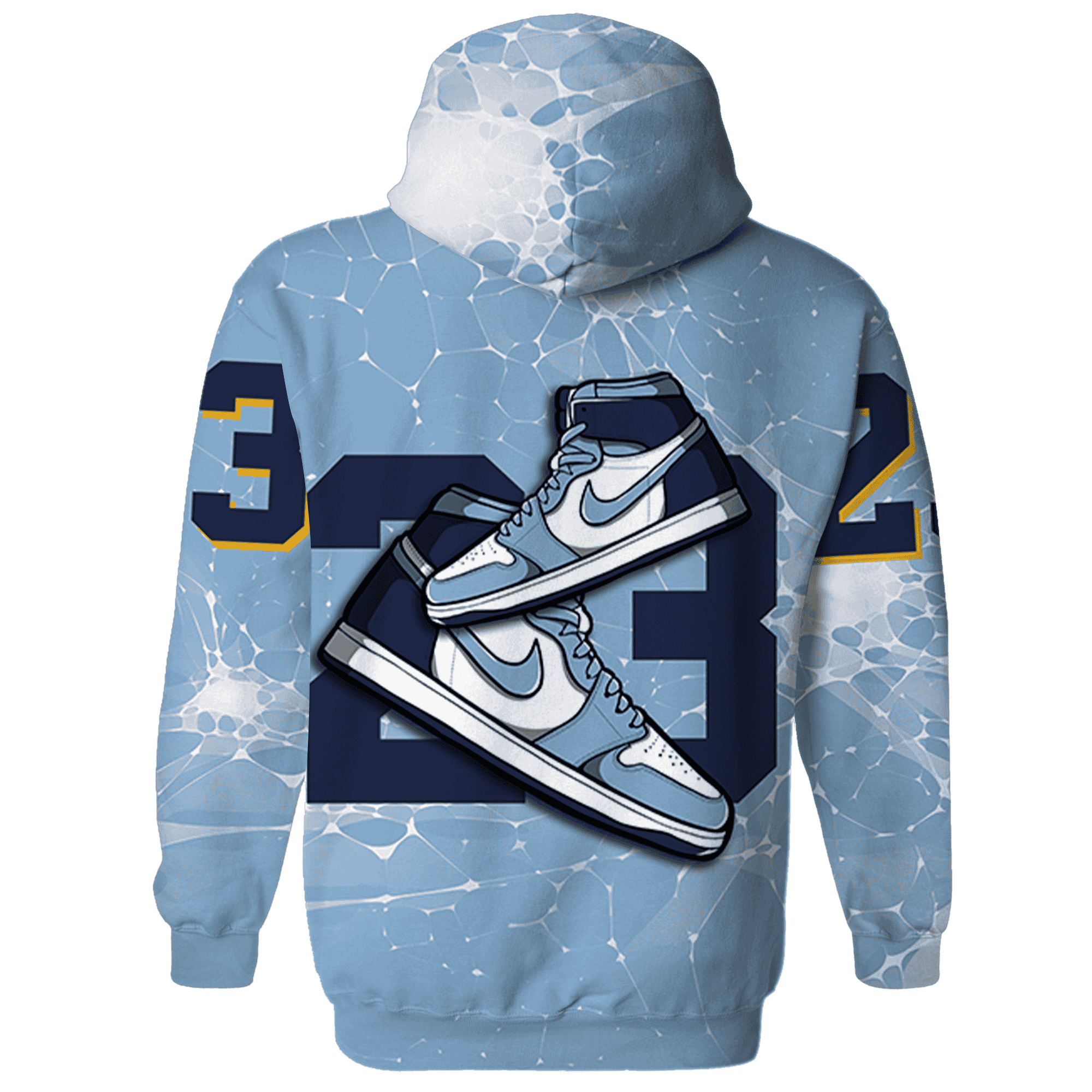 First In Flight 1s Hoodie Match 23 Sneaker 3D All-Over Print - NastyJamz