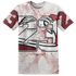 High 85 Metallic Burgundy 1s T Shirt Match 23 Sneaker 3D All-Over Print - NastyJamz
