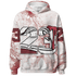 High 85 Metallic Burgundy 1s Hoodie Match 23 Sneaker 3D All-Over Print - NastyJamz