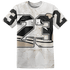 Latte 1s T Shirt Match 23 Sneaker 3D All-Over Print - NastyJamz