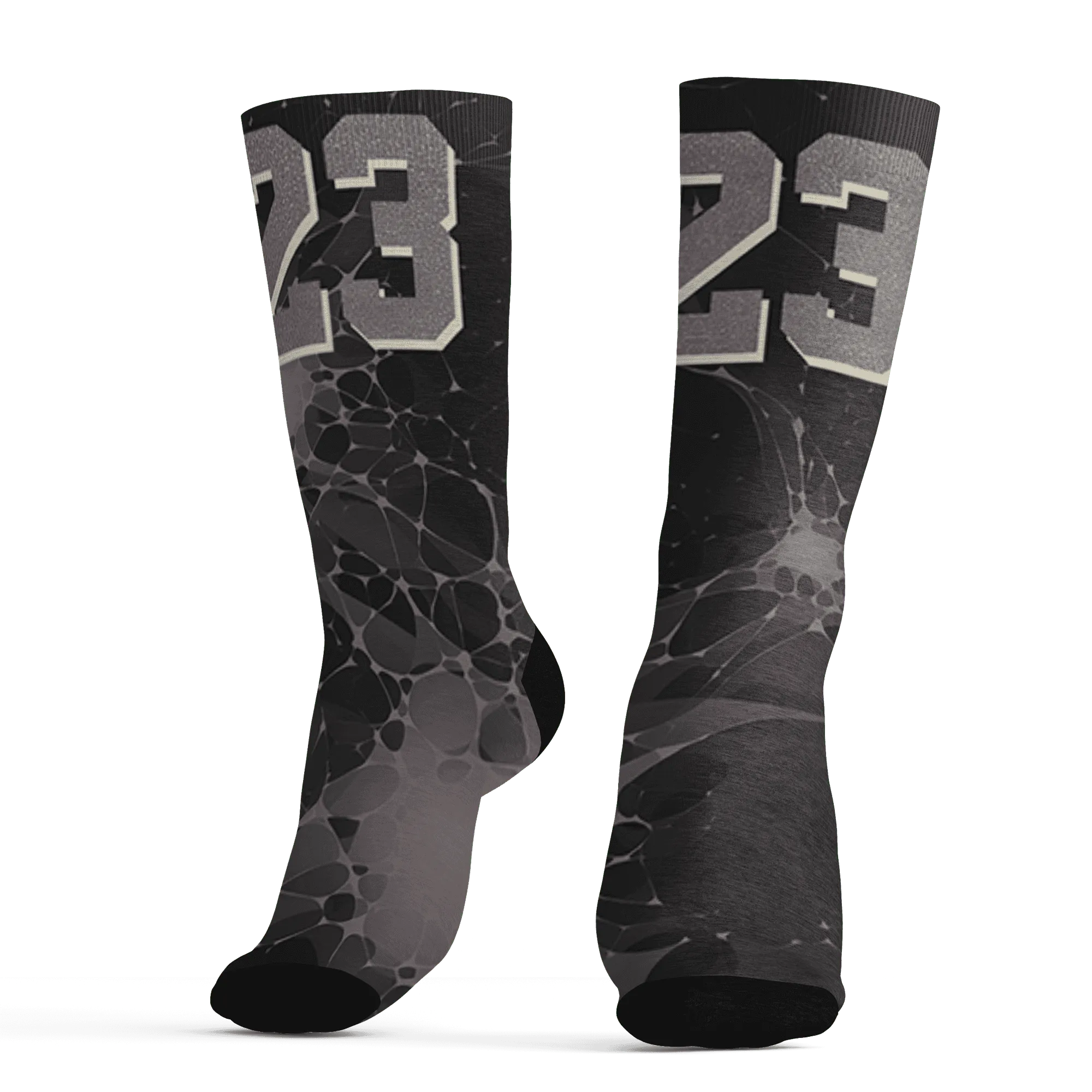 Black-Violet-Ore-3s-Socks-Match-23-Sneaker-3D