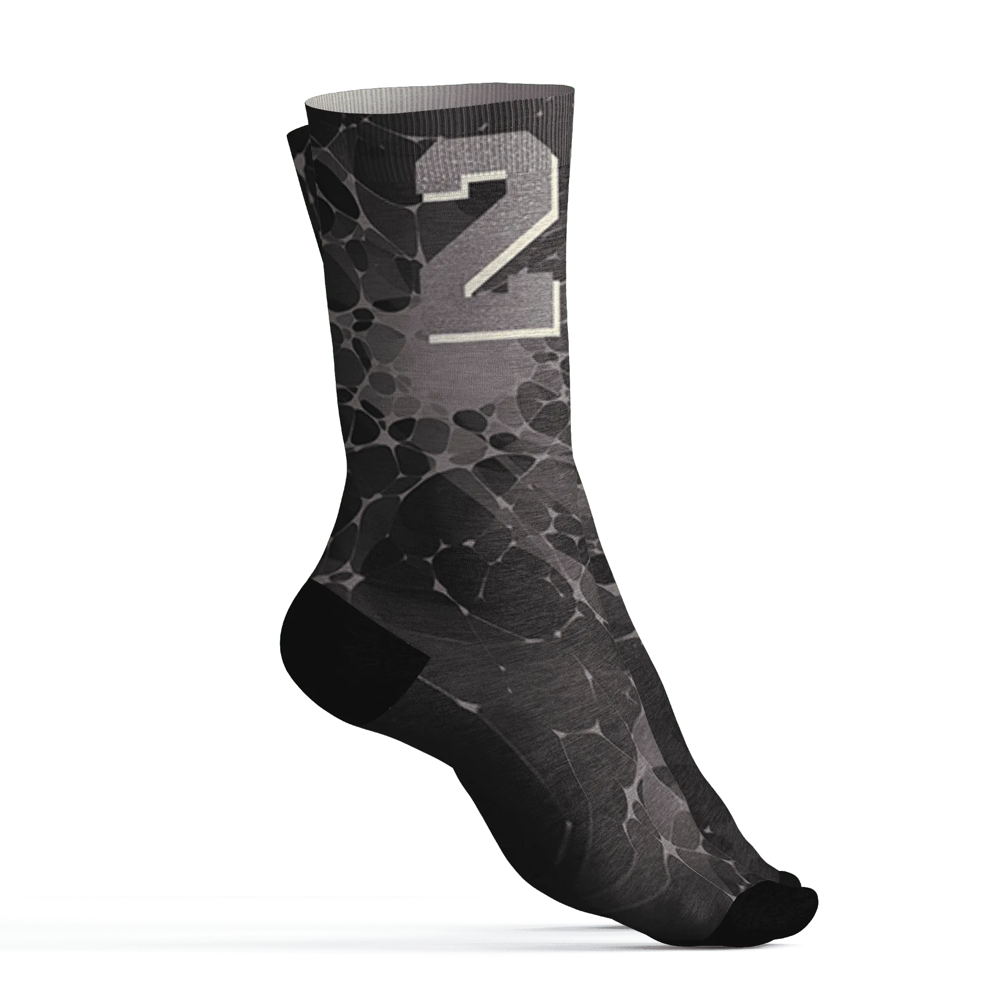 Black-Violet-Ore-3s-Socks-Match-23-Sneaker-3D