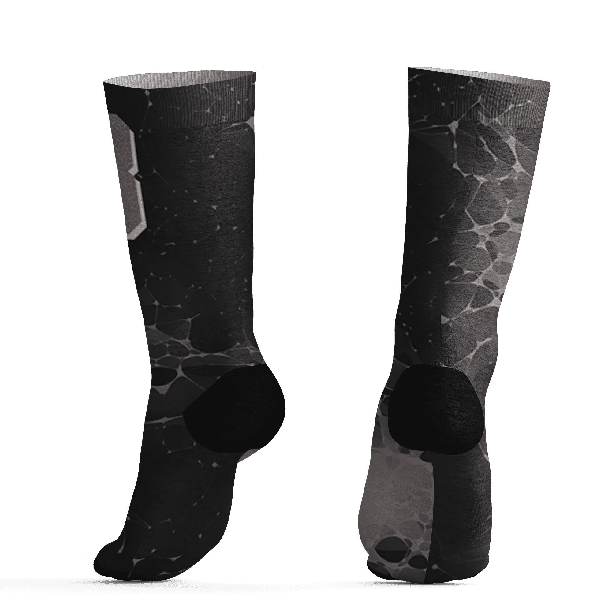 Black-Violet-Ore-3s-Socks-Match-23-Sneaker-3D