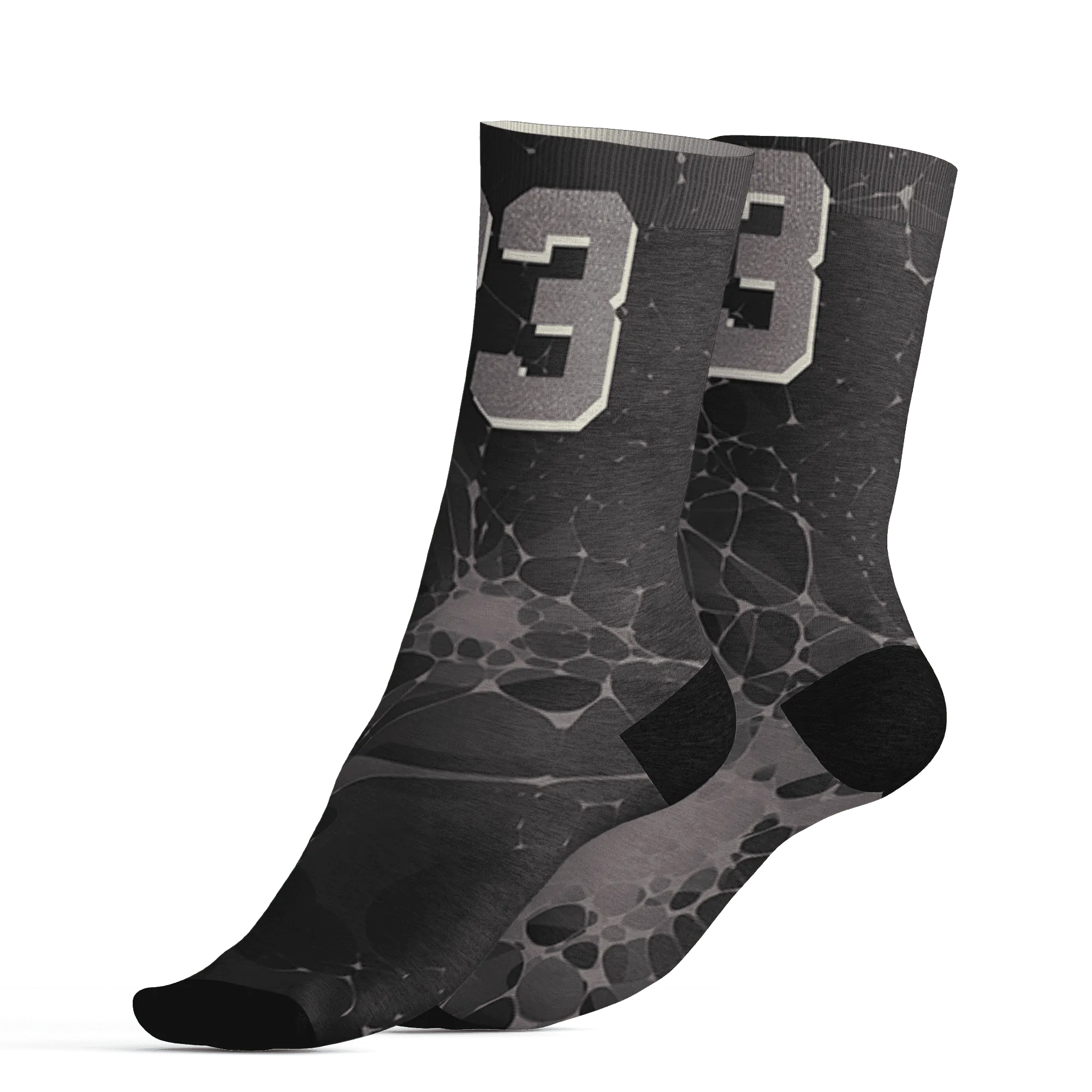 Black-Violet-Ore-3s-Socks-Match-23-Sneaker-3D