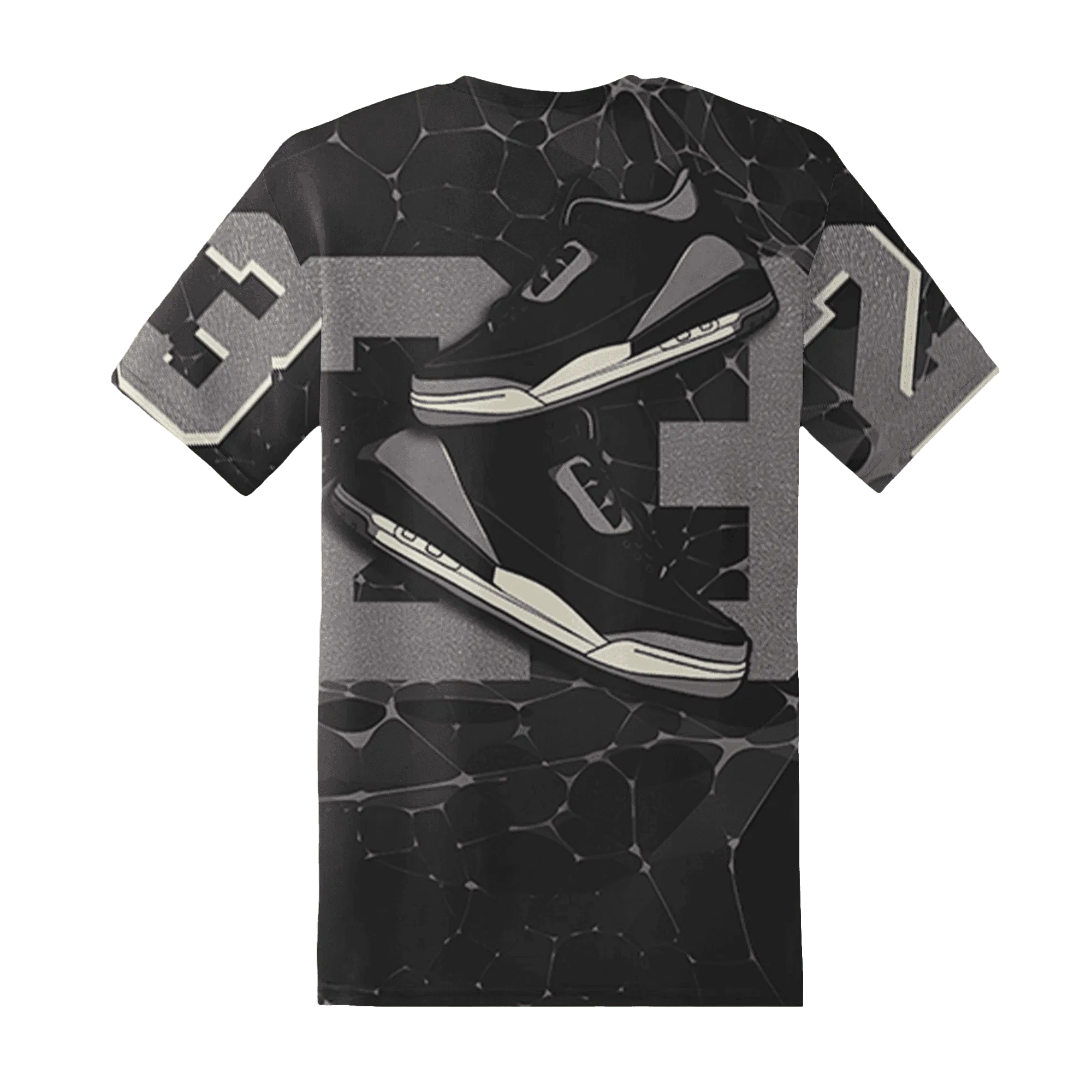Black-Violet-Ore-3s-T-Shirt-Match-23-Sneaker-3D