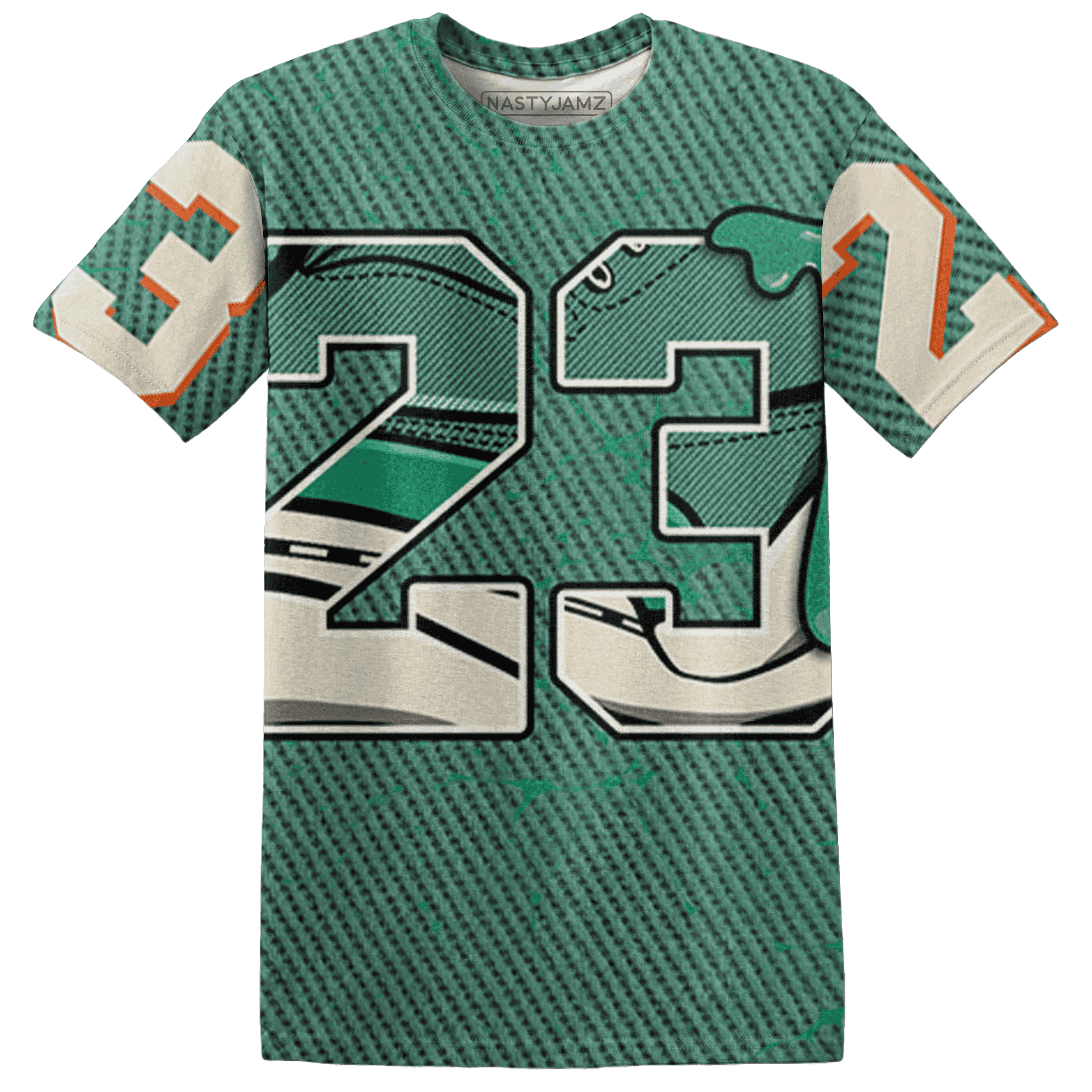 Nina CN Abney 3s T Shirt Match 23 Sneaker 3D All-Over Print - NastyJamz