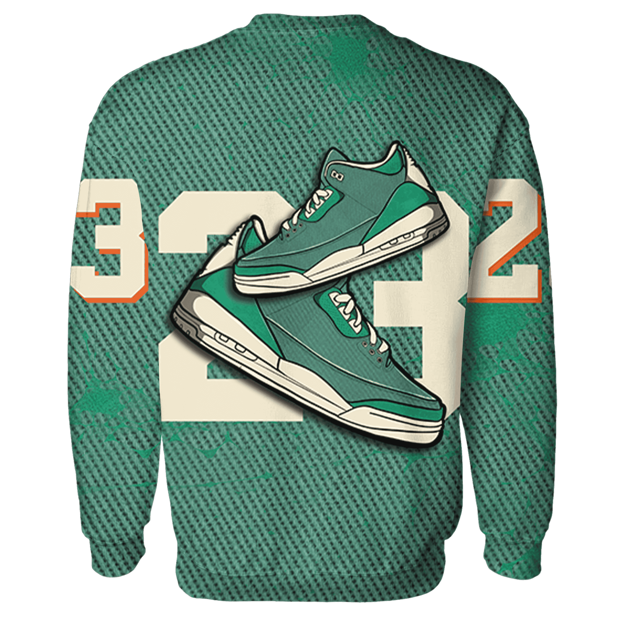 Nina CN Abney 3s Sweatshirt Match 23 Sneaker 3D All-Over Print - NastyJamz