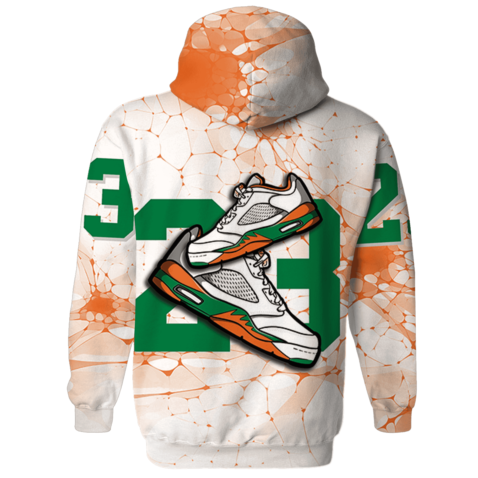 MAM Hurricanes 5s Hoodie Match 23 Sneaker 3D All-Over Print - NastyJamz