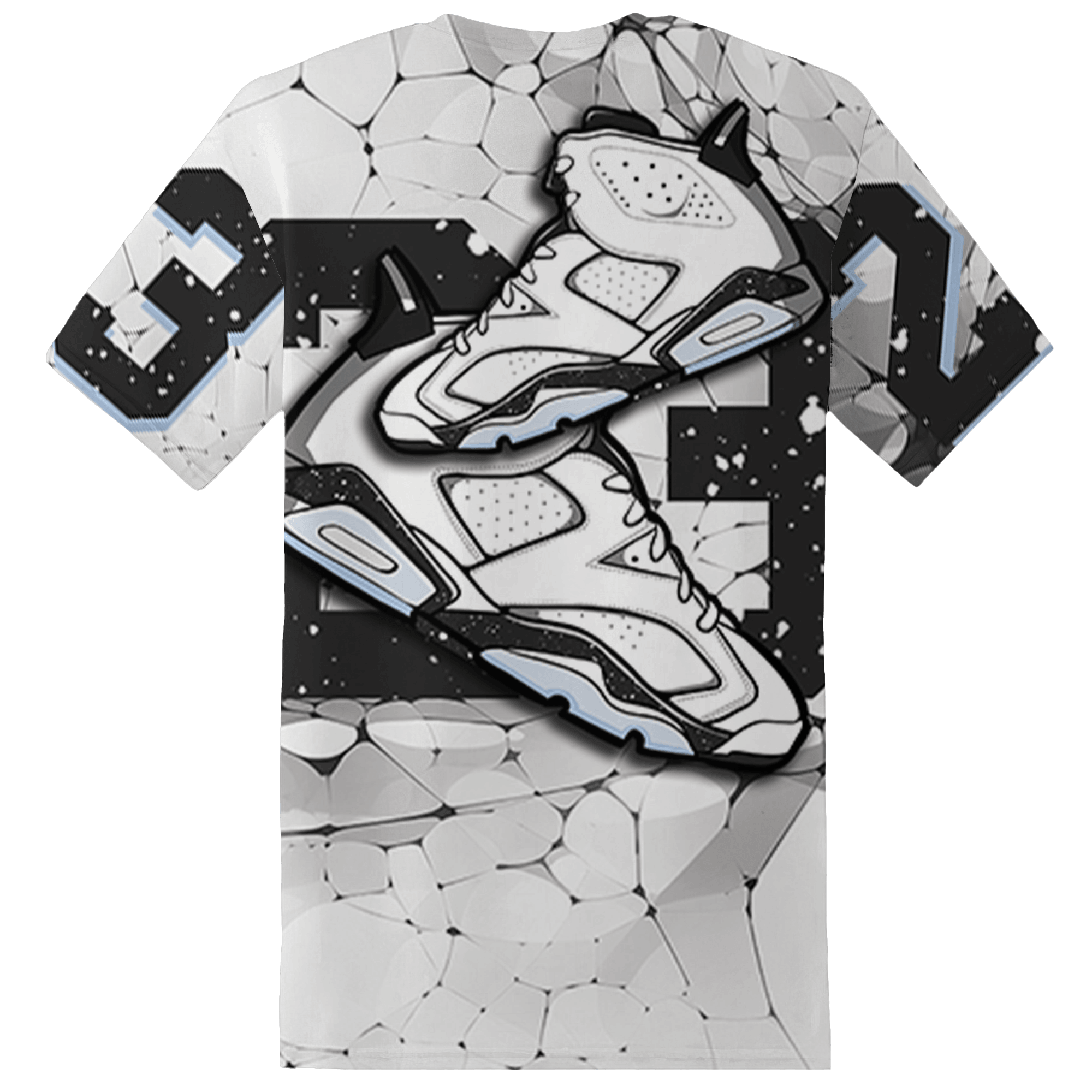 Reverse Oreo 6s T Shirt Match 23 Sneaker 3D All-Over Print - NastyJamz