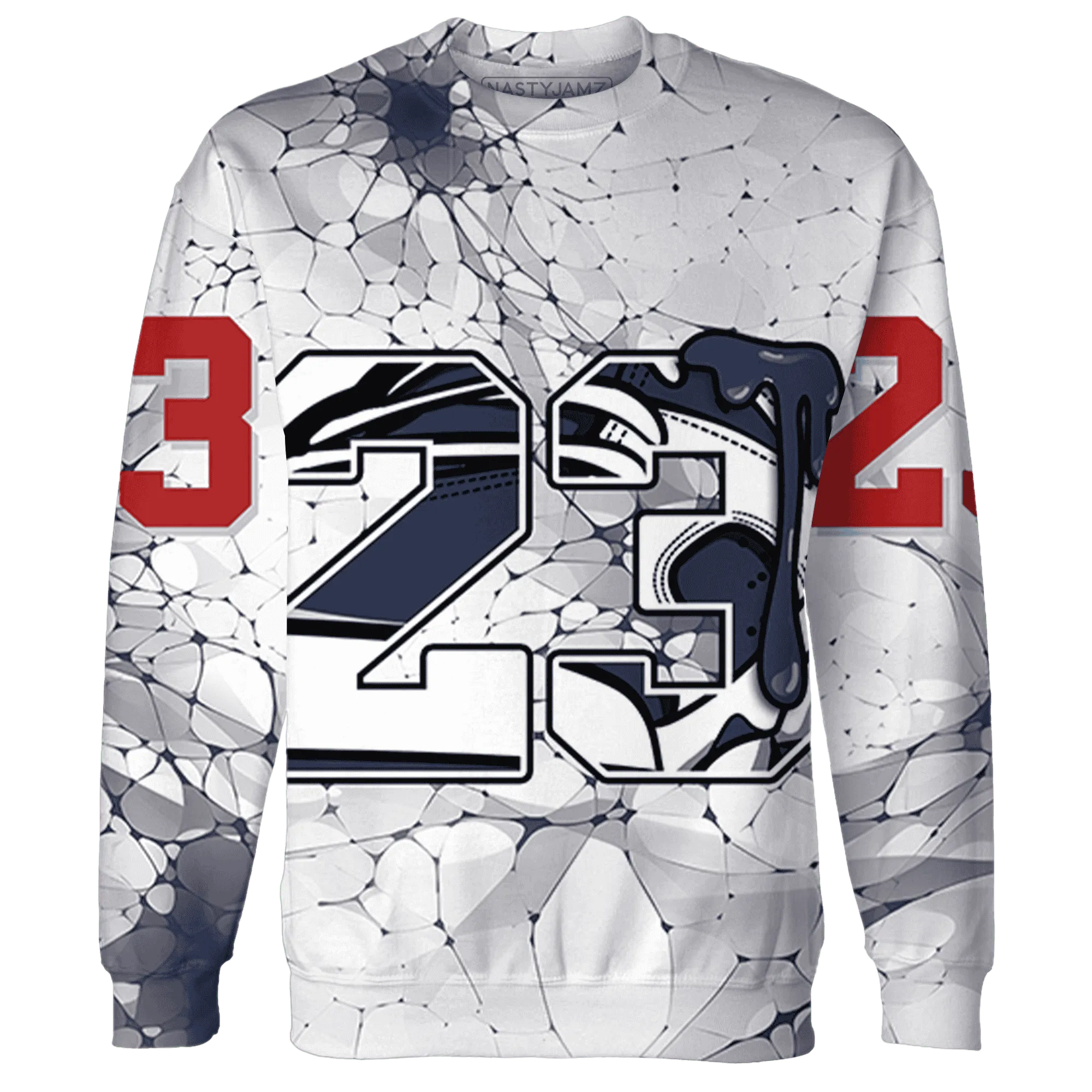 White-Navy-6s-Sweatshirt-Match-23-Sneaker-3D
