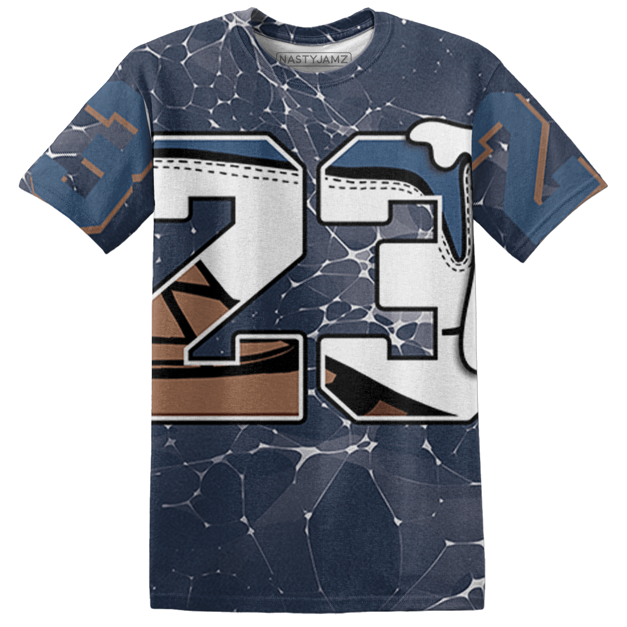 AM 1 86 Jackie RBS T Shirt Match 23 Sneaker 3D All-Over Print - NastyJamz