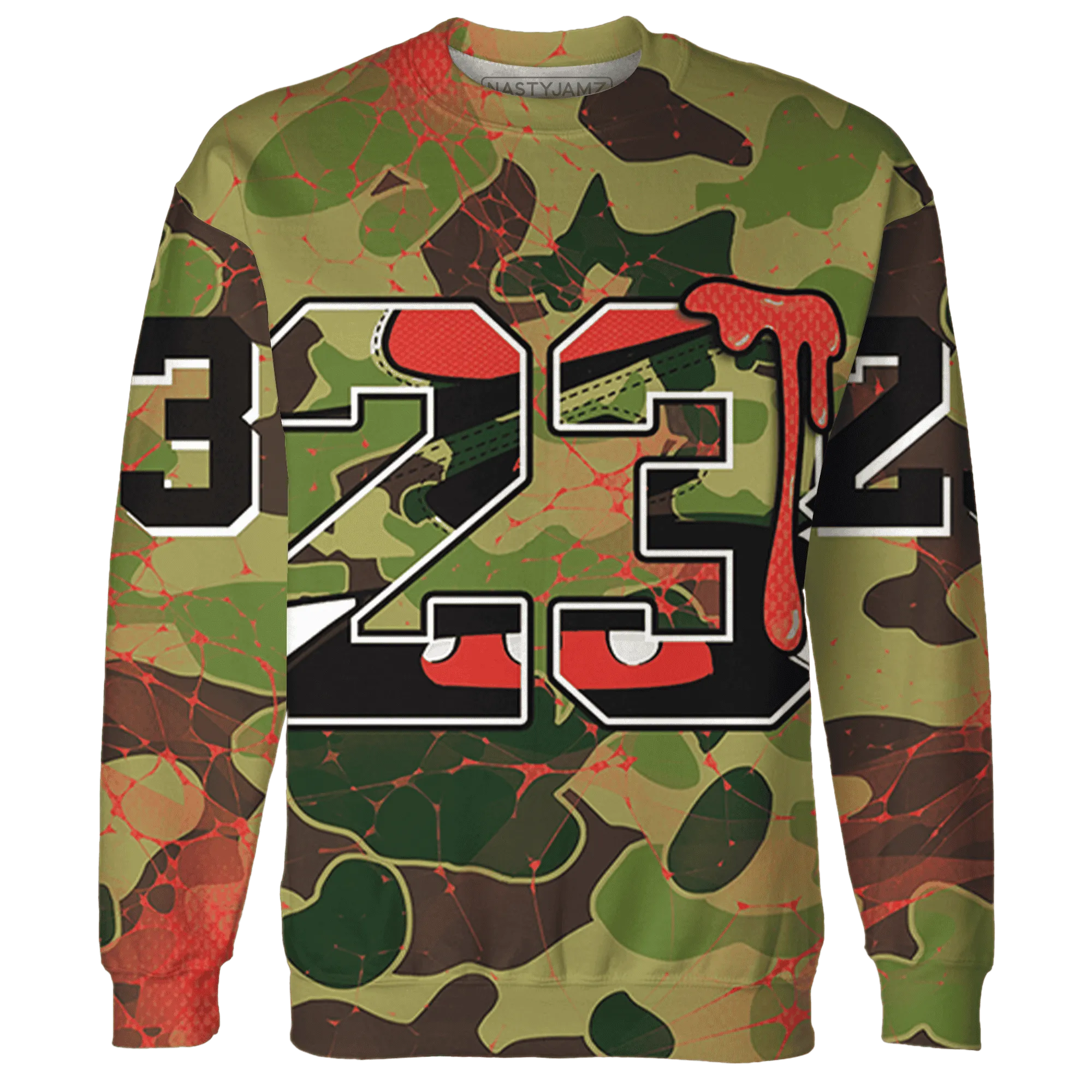 AM-90-Dark-Sage-Solar-Red-NastyJamz-Sweatshirt-Match-23-Sneaker-3D