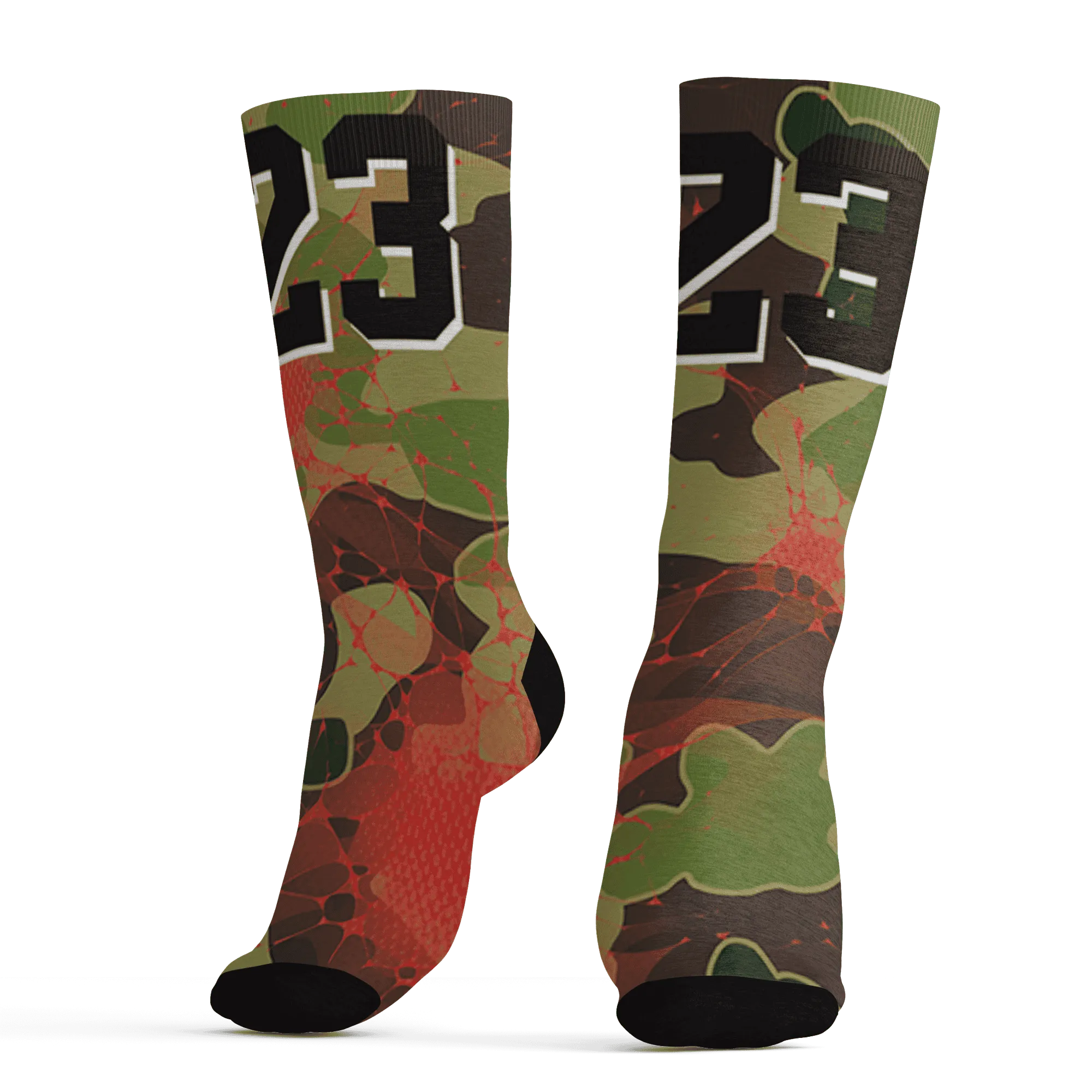 AM-90-Dark-Sage-Solar-Red-NastyJamz-Socks-Match-23-Sneaker-3D