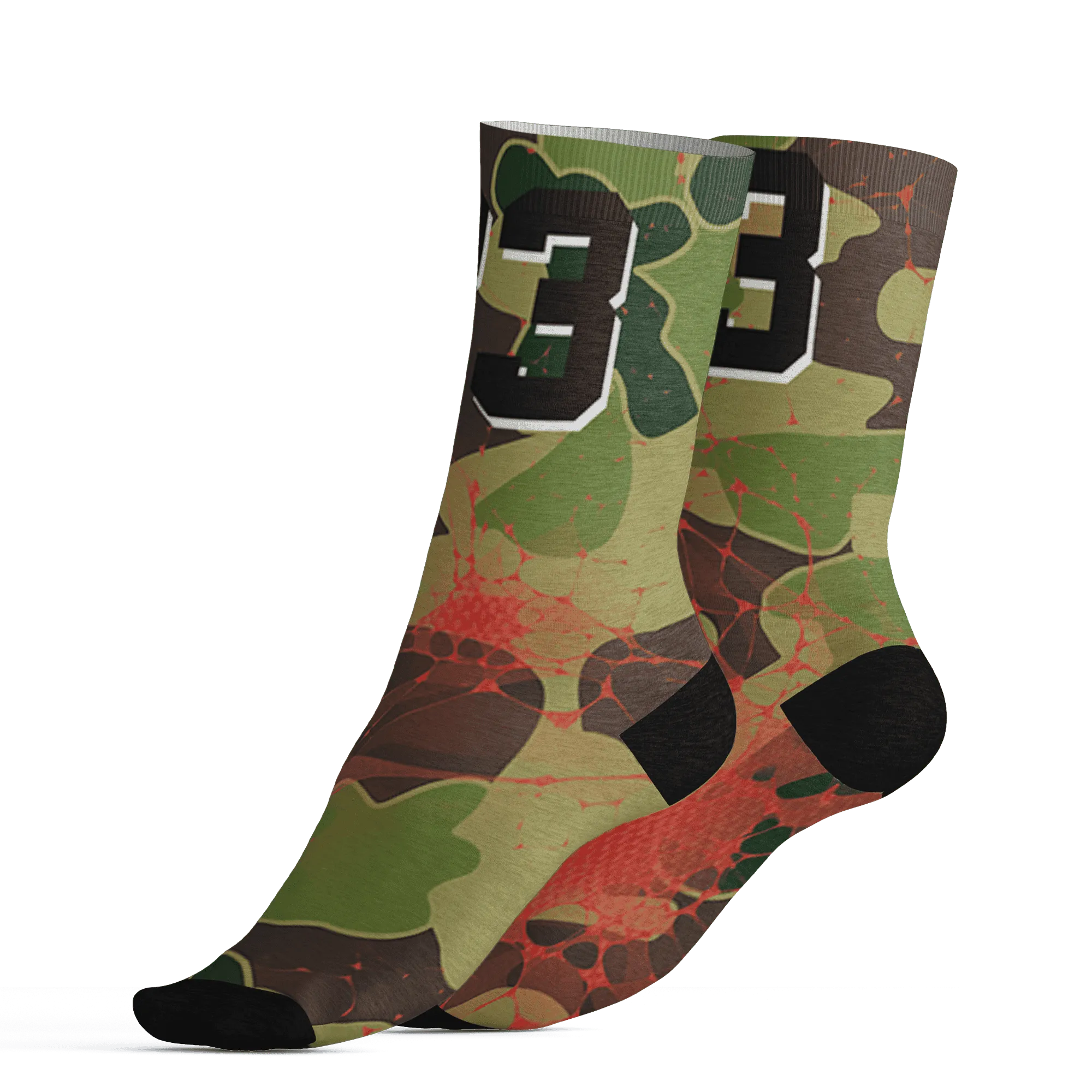 AM-90-Dark-Sage-Solar-Red-NastyJamz-Socks-Match-23-Sneaker-3D